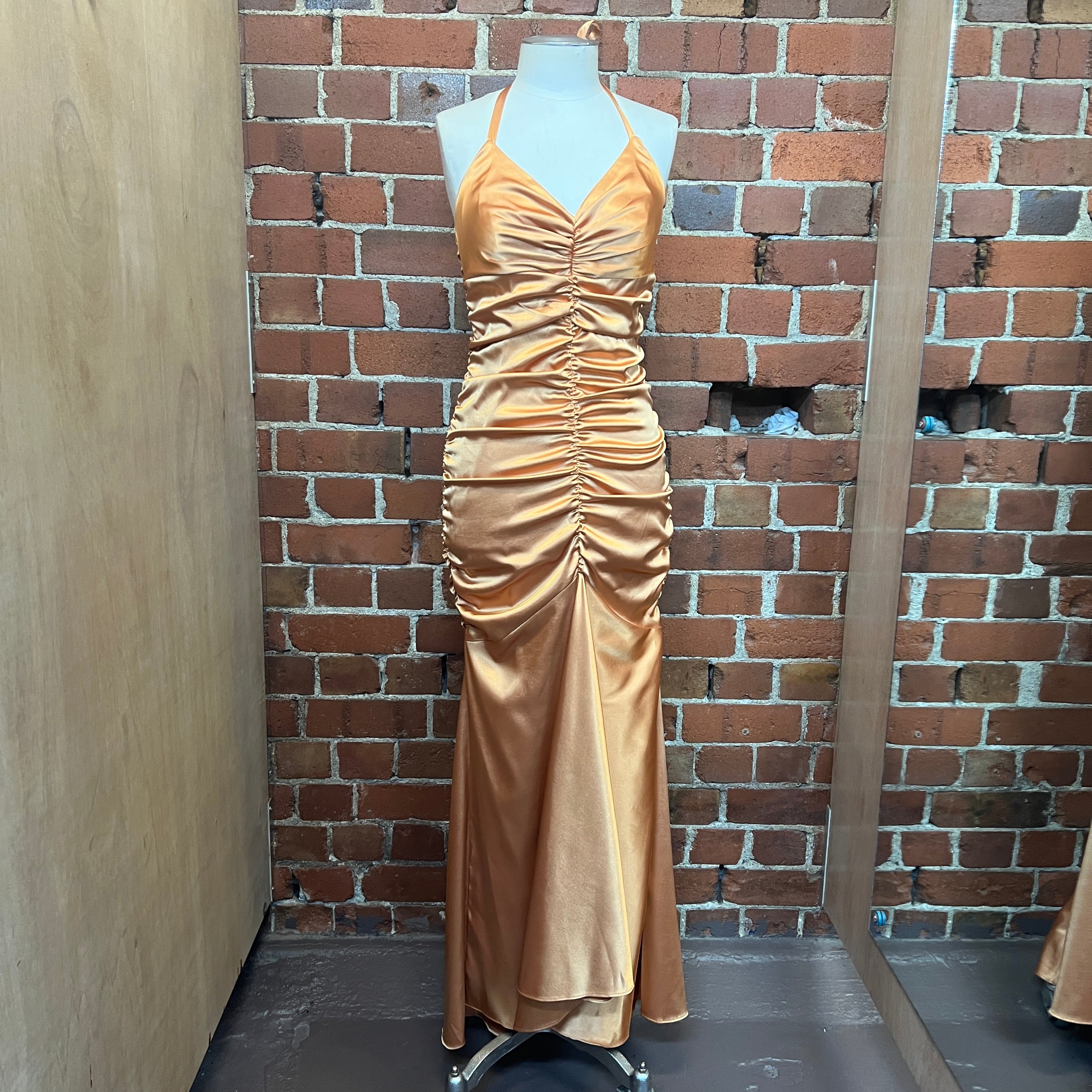 JESSICA MCKINTOCH Y2K satin gown