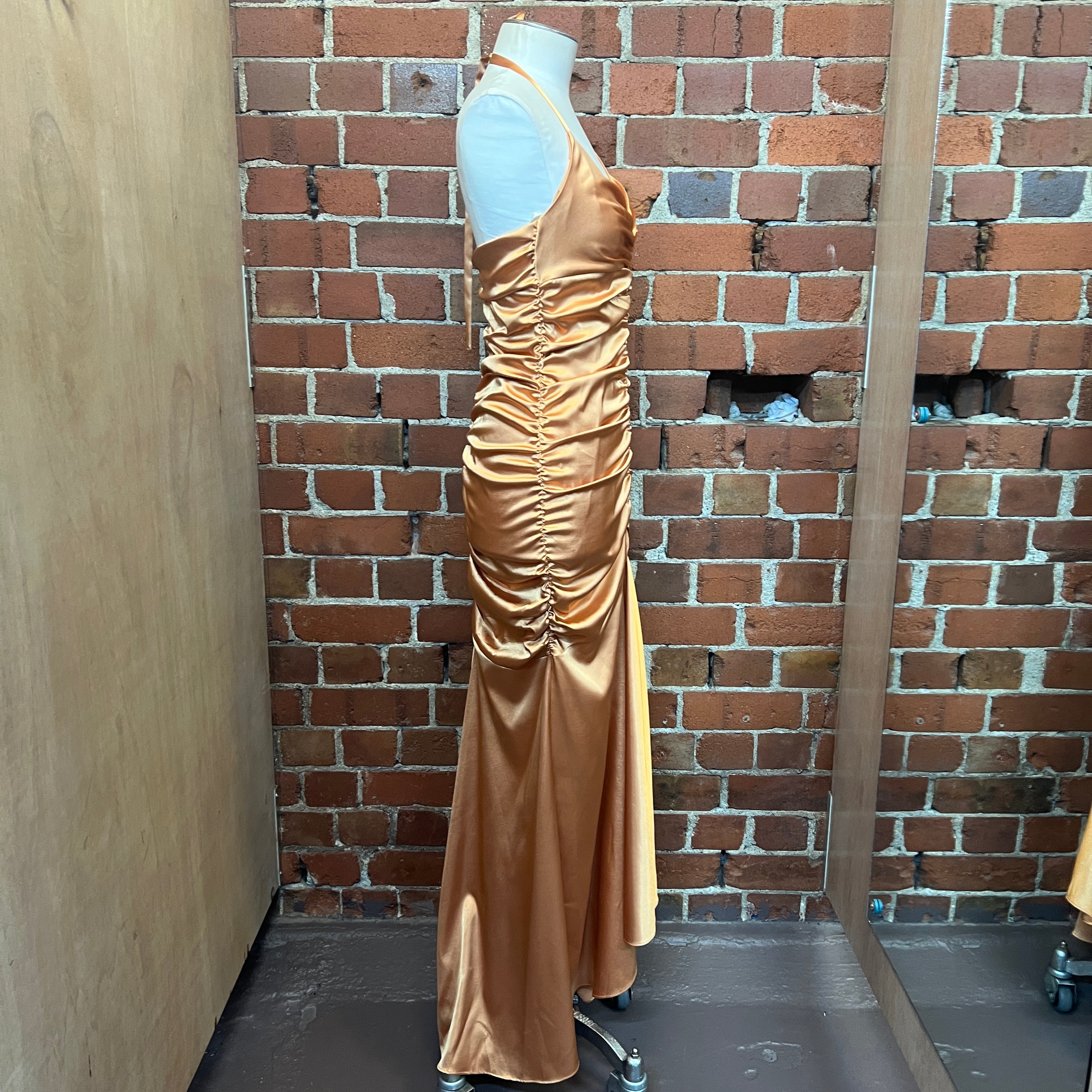 JESSICA MCKINTOCH Y2K satin gown