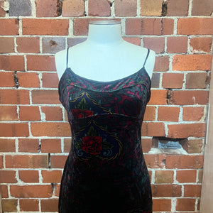 BETSY JOHNSTON Y2K Velvet dress