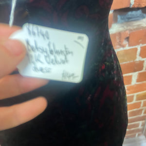 BETSY JOHNSTON Y2K Velvet dress