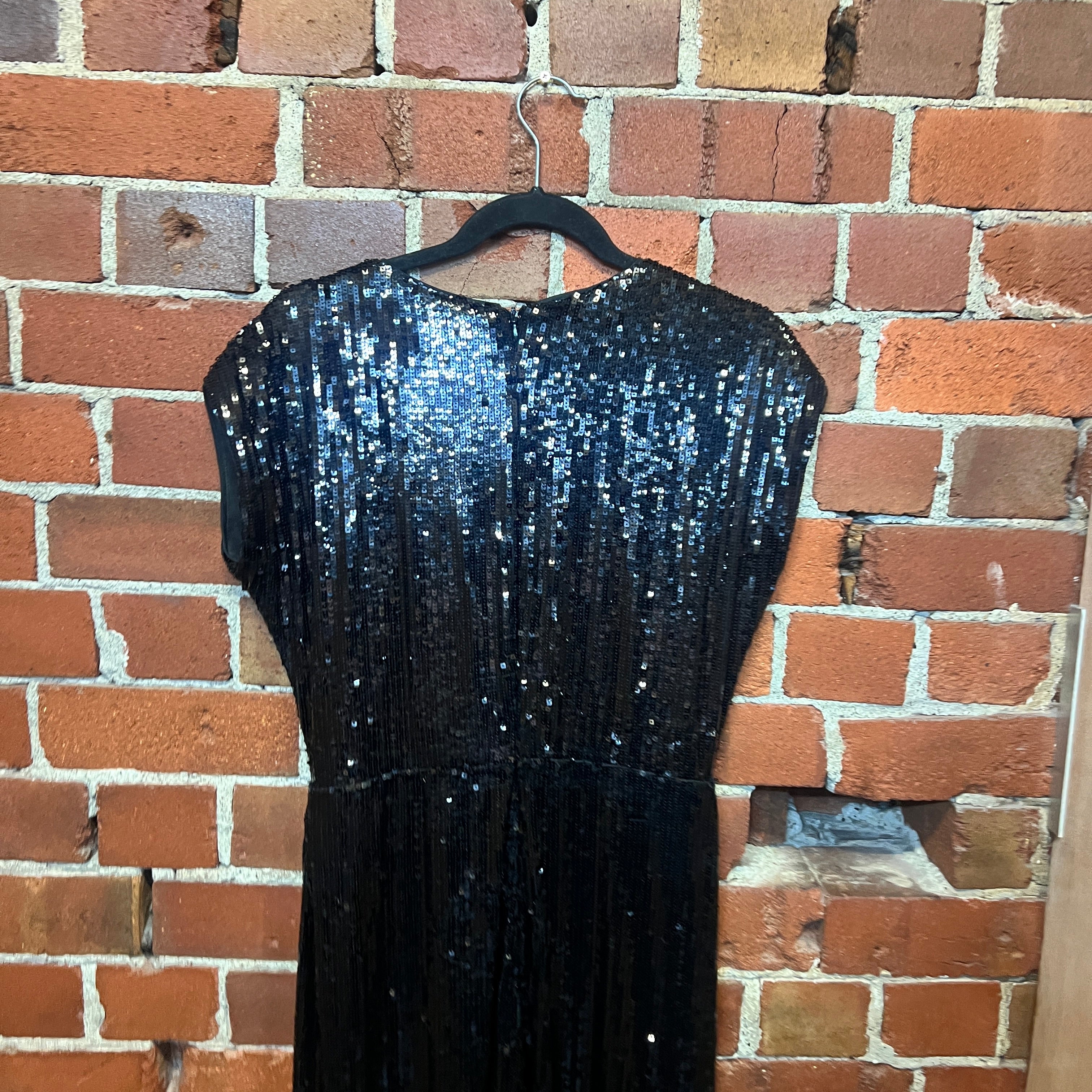 YVONNE BENNETT Custom sequin jumpsuit