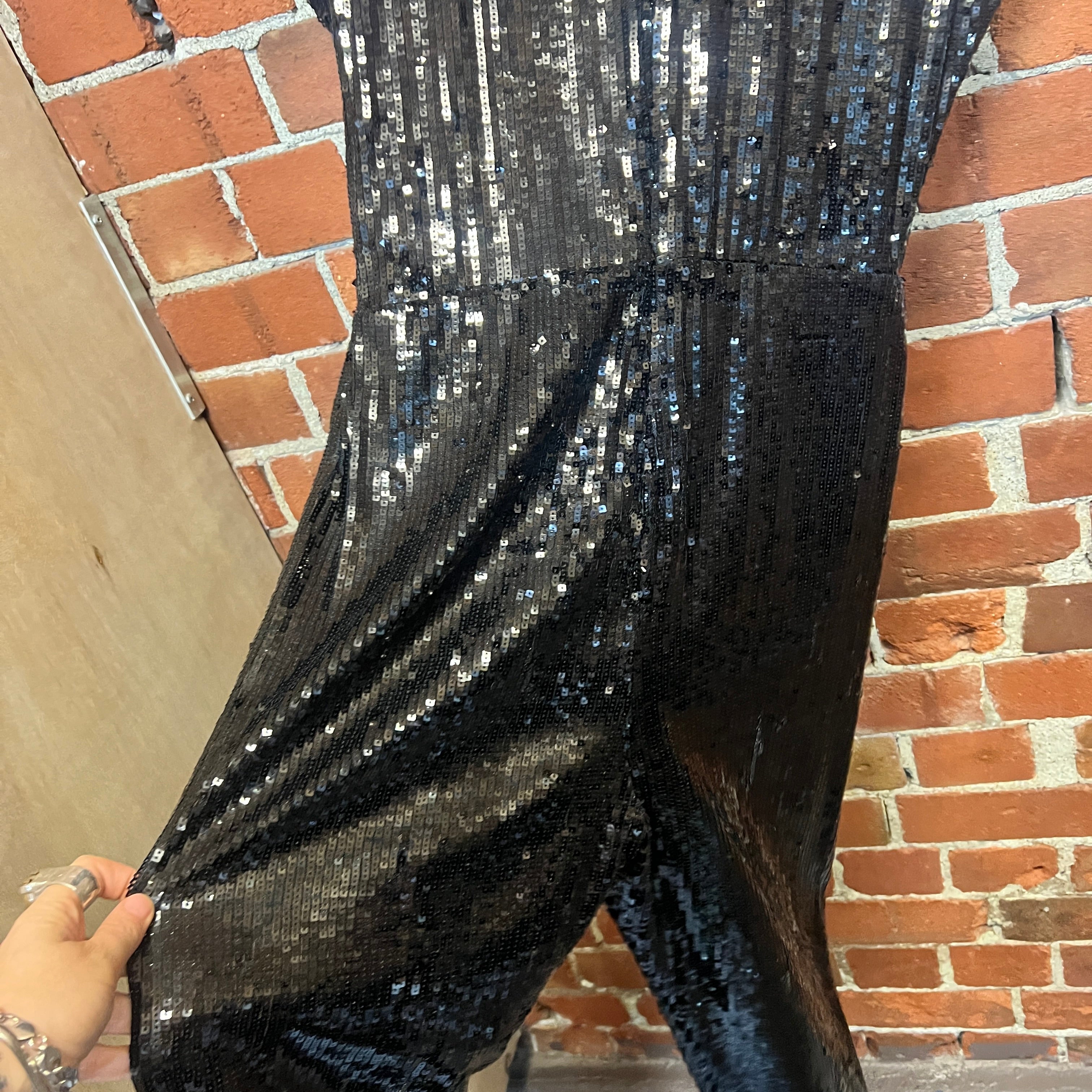 YVONNE BENNETT Custom sequin jumpsuit