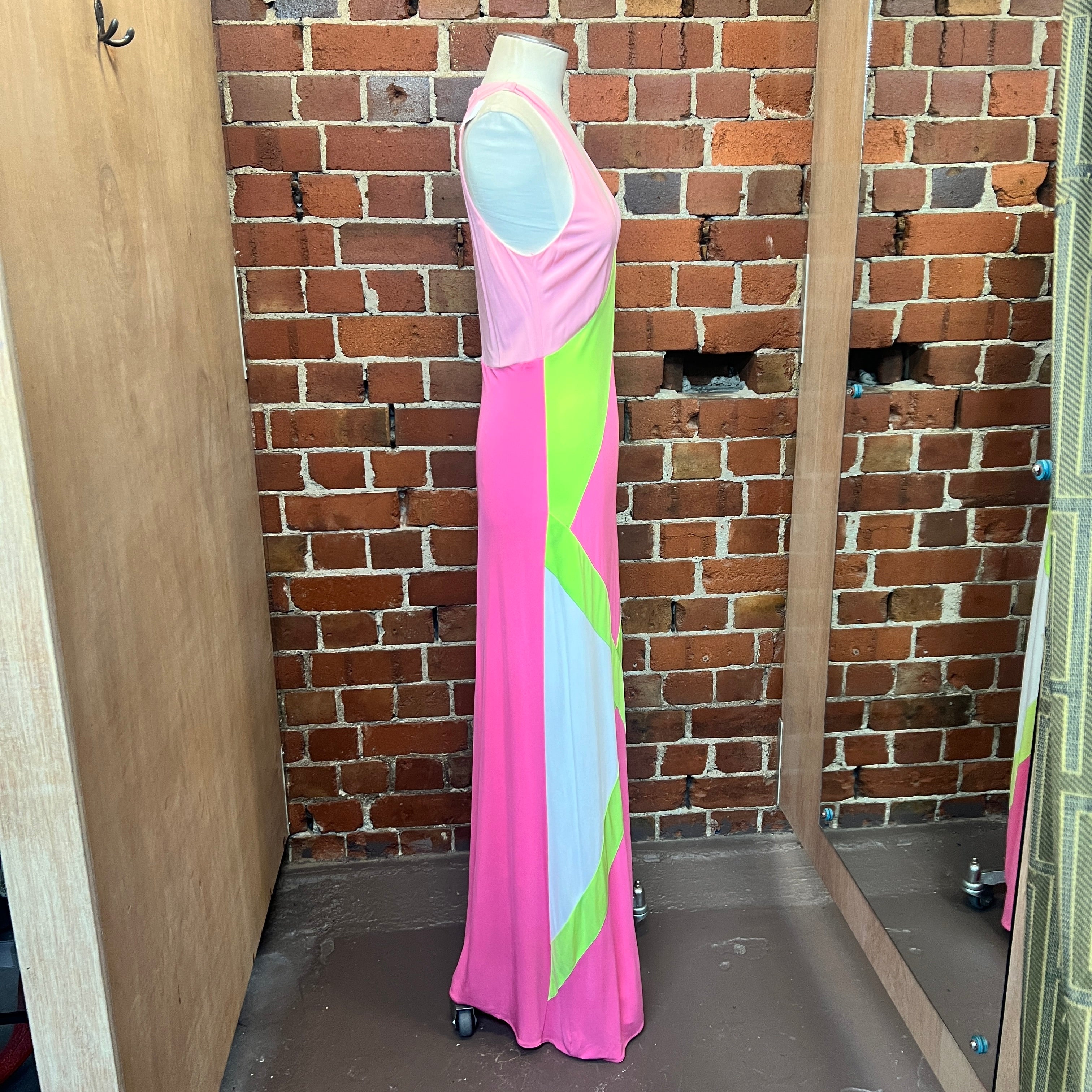 MOSCHINO glam maxi dress