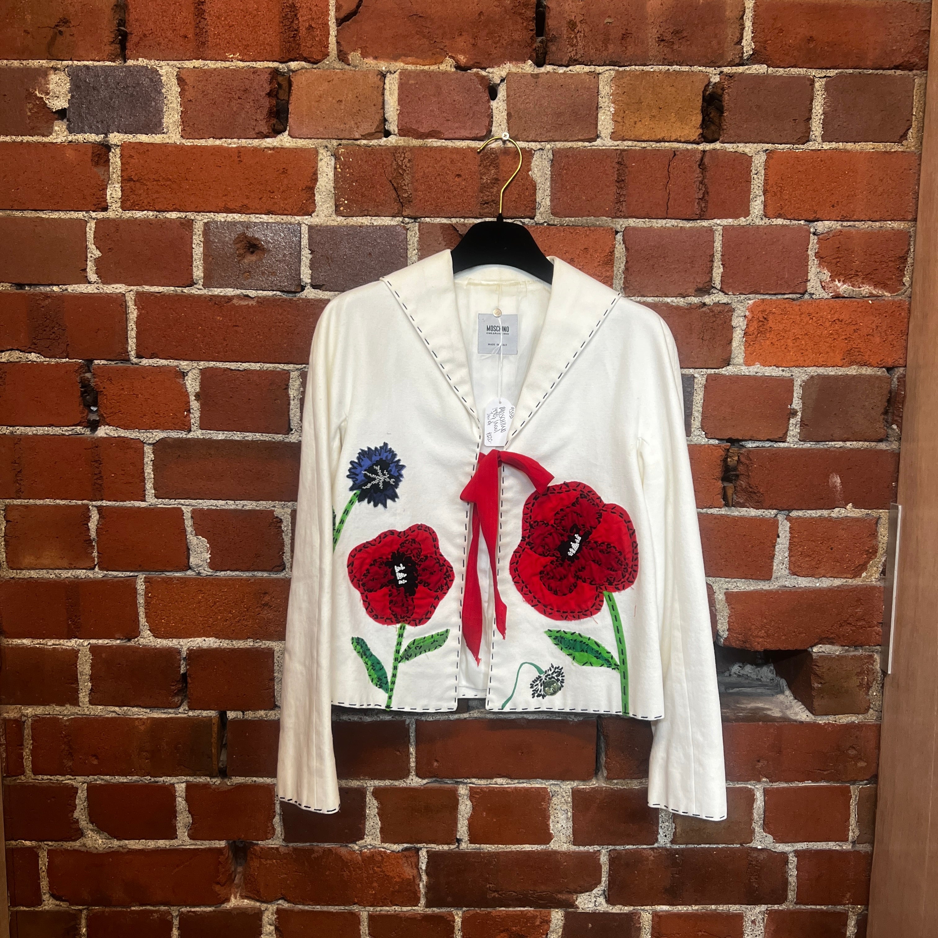 MOSCHINO 1990'S wool appliques jacket – Wellington Hunters and