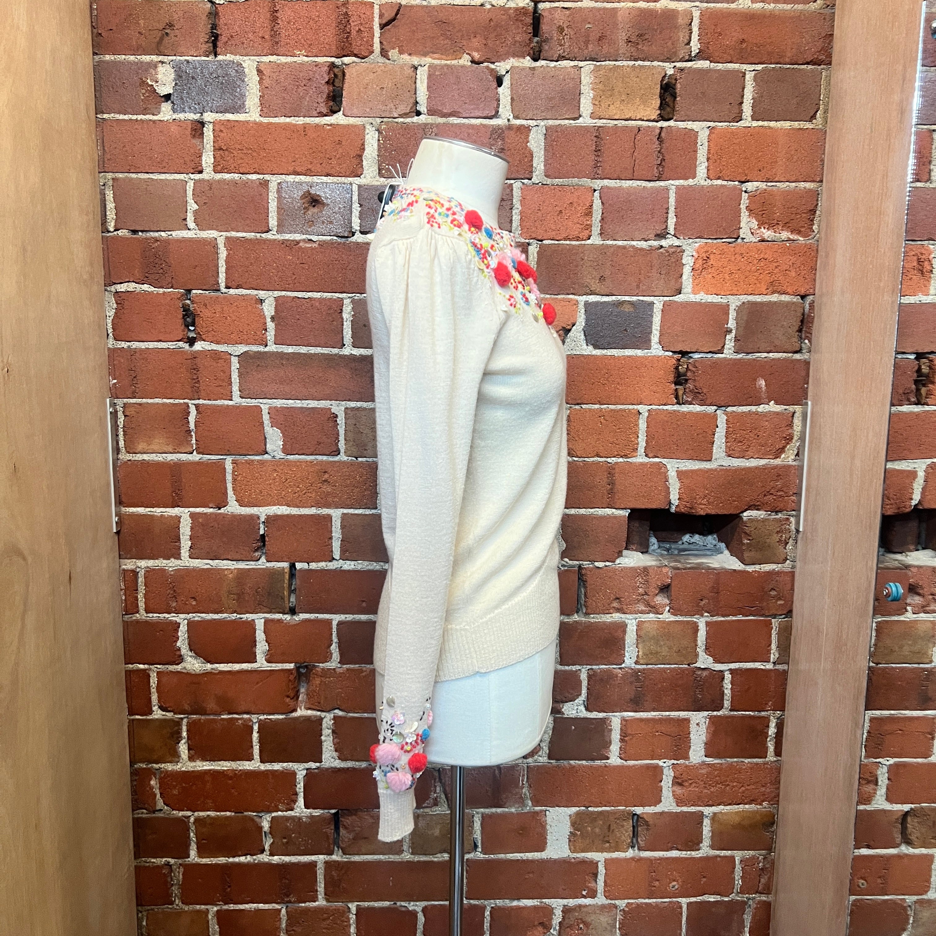 CHRISTIAN LACROIX embellished wool jumper