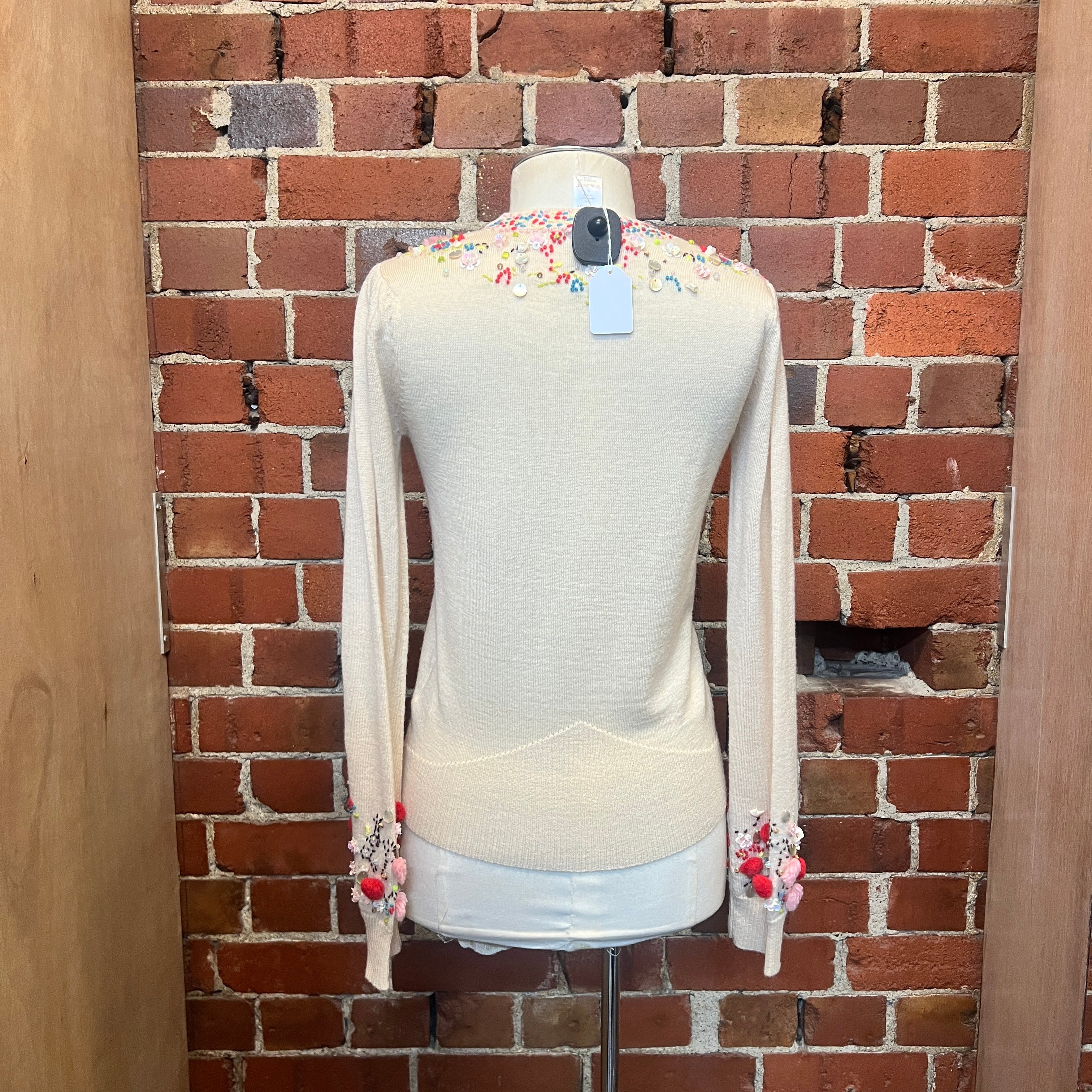 CHRISTIAN LACROIX embellished wool jumper