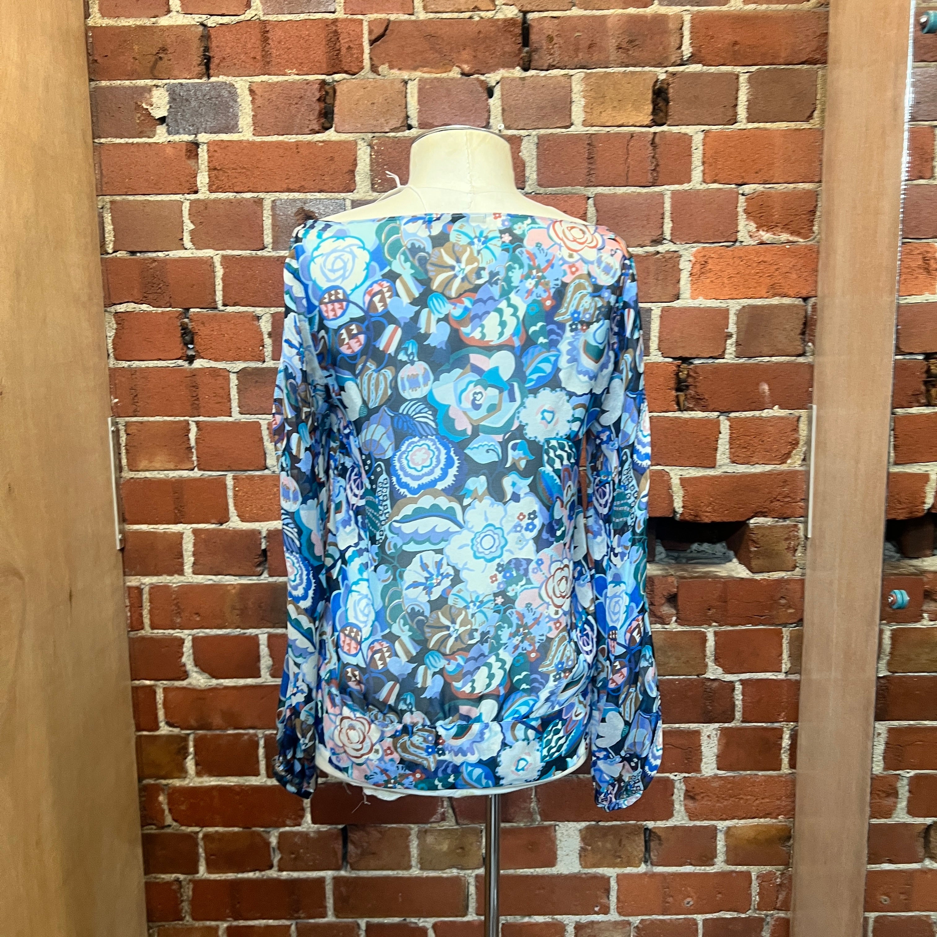 HELEN CHERRY silk top