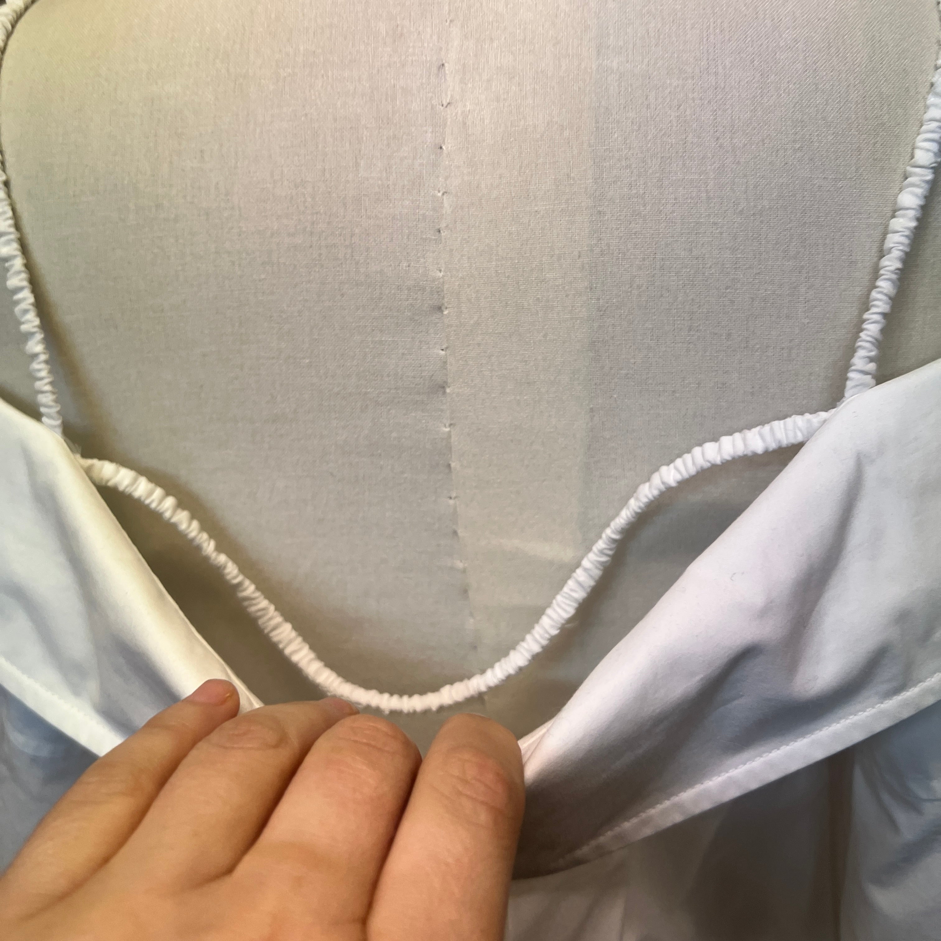 ALEXANDER WANG off the shoulder shirt dress