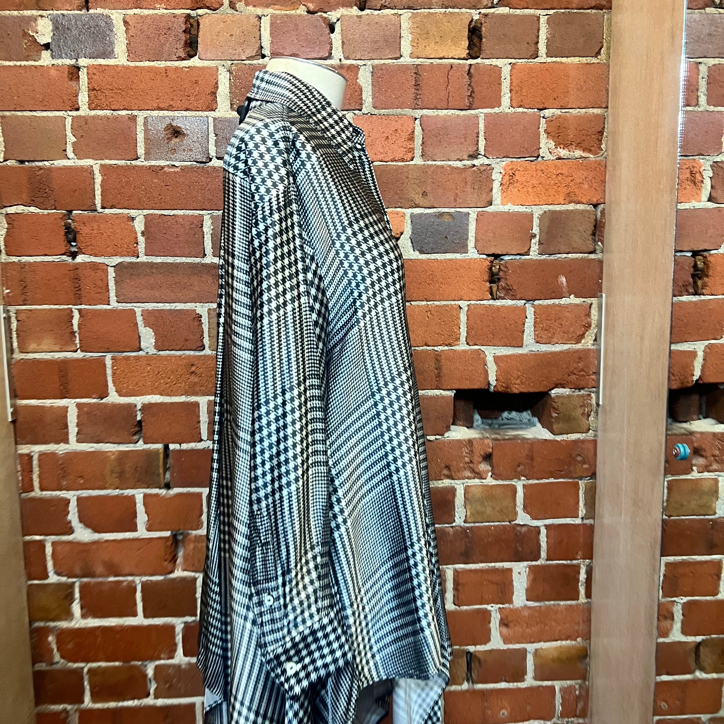 MARTIN MARGILEA MM6 houndstooth printed shirt