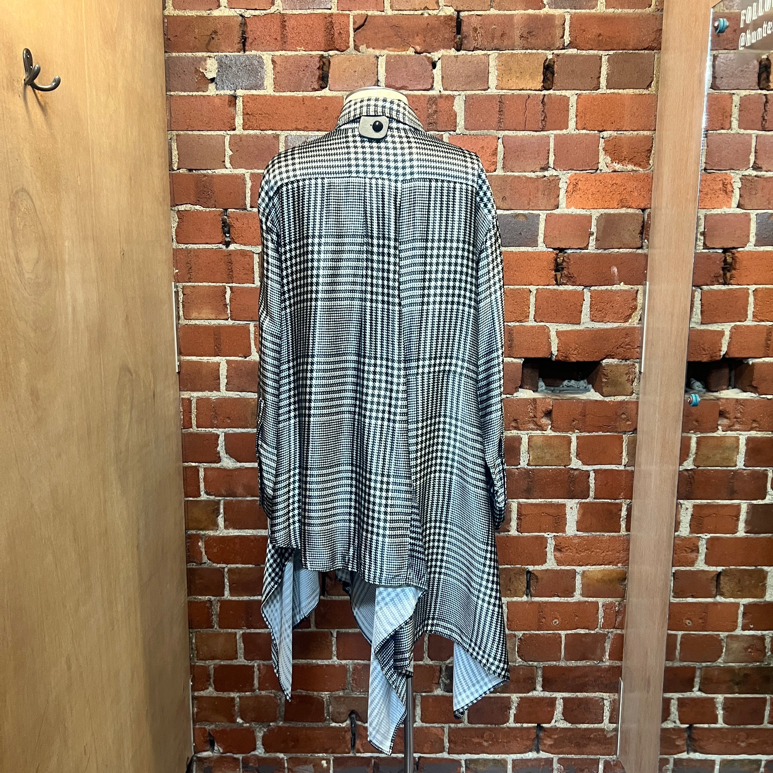 MARTIN MARGILEA MM6 houndstooth printed shirt