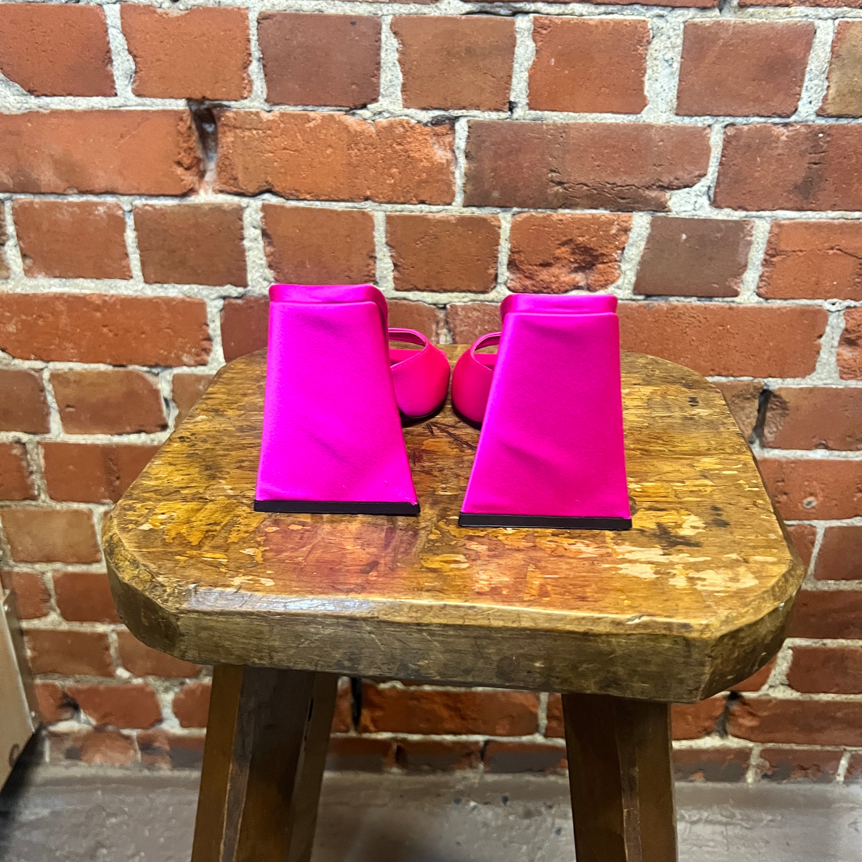 THE ATTICO satin mules 36