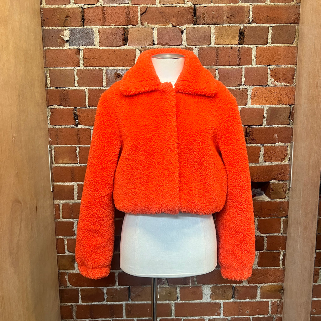 MOSCHINO JEANS fluffy bomber