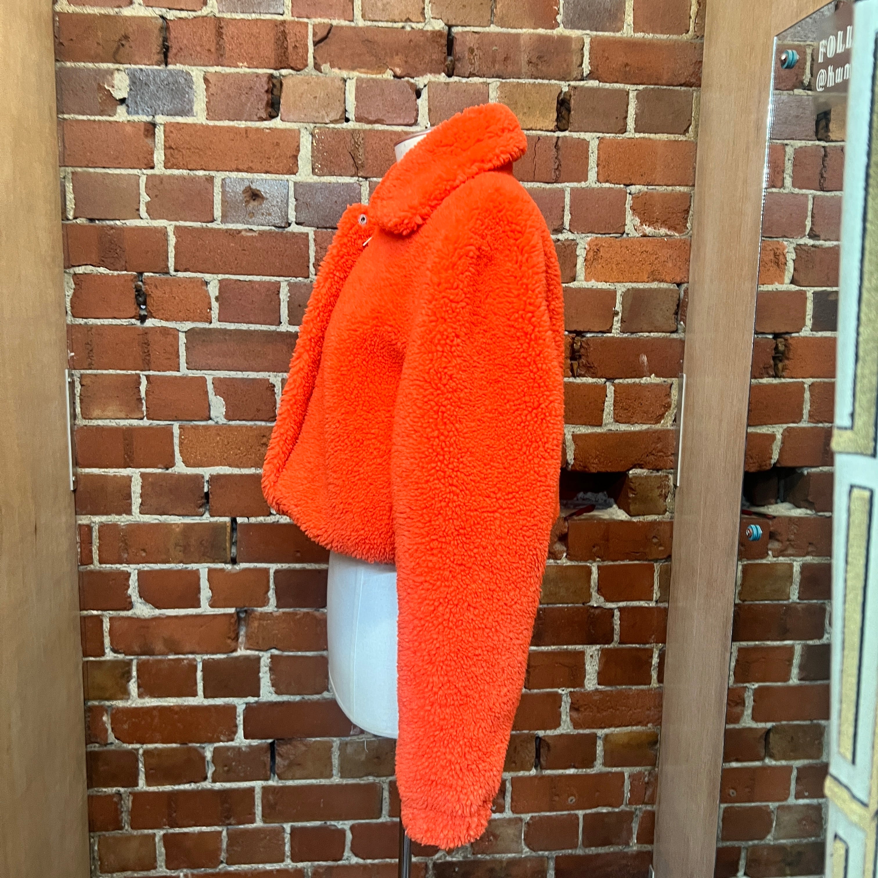 MOSCHINO JEANS fluffy bomber