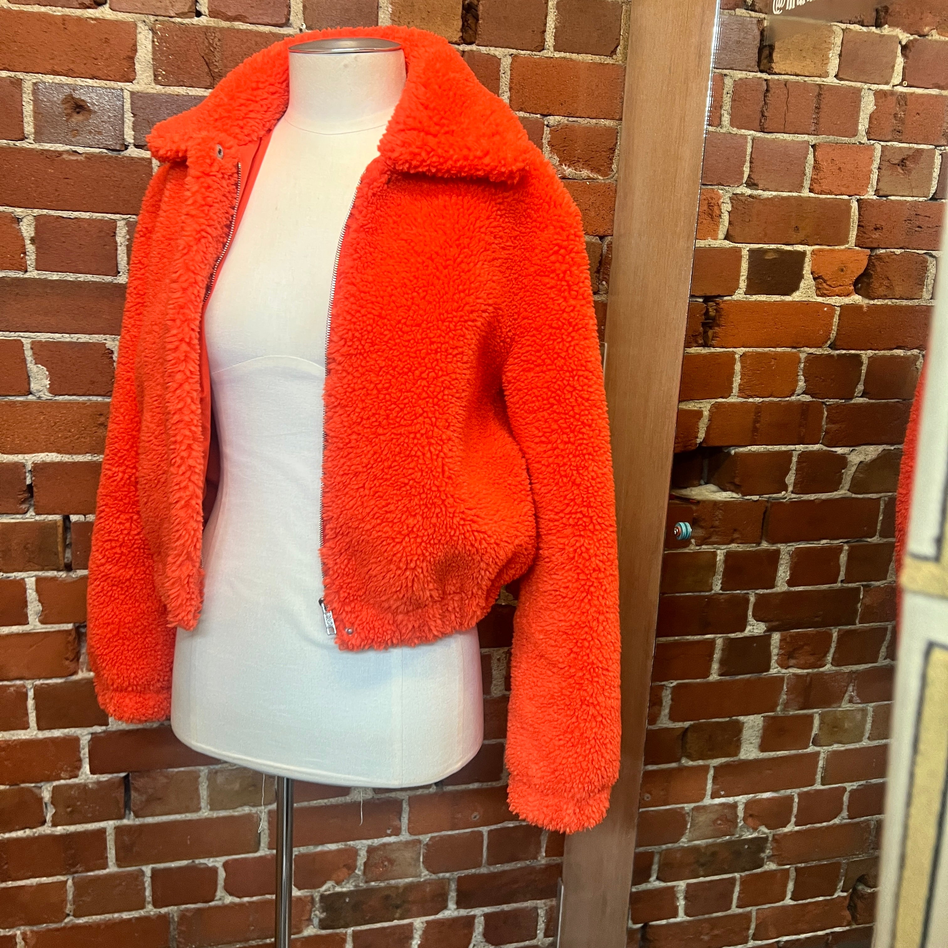 MOSCHINO JEANS fluffy bomber