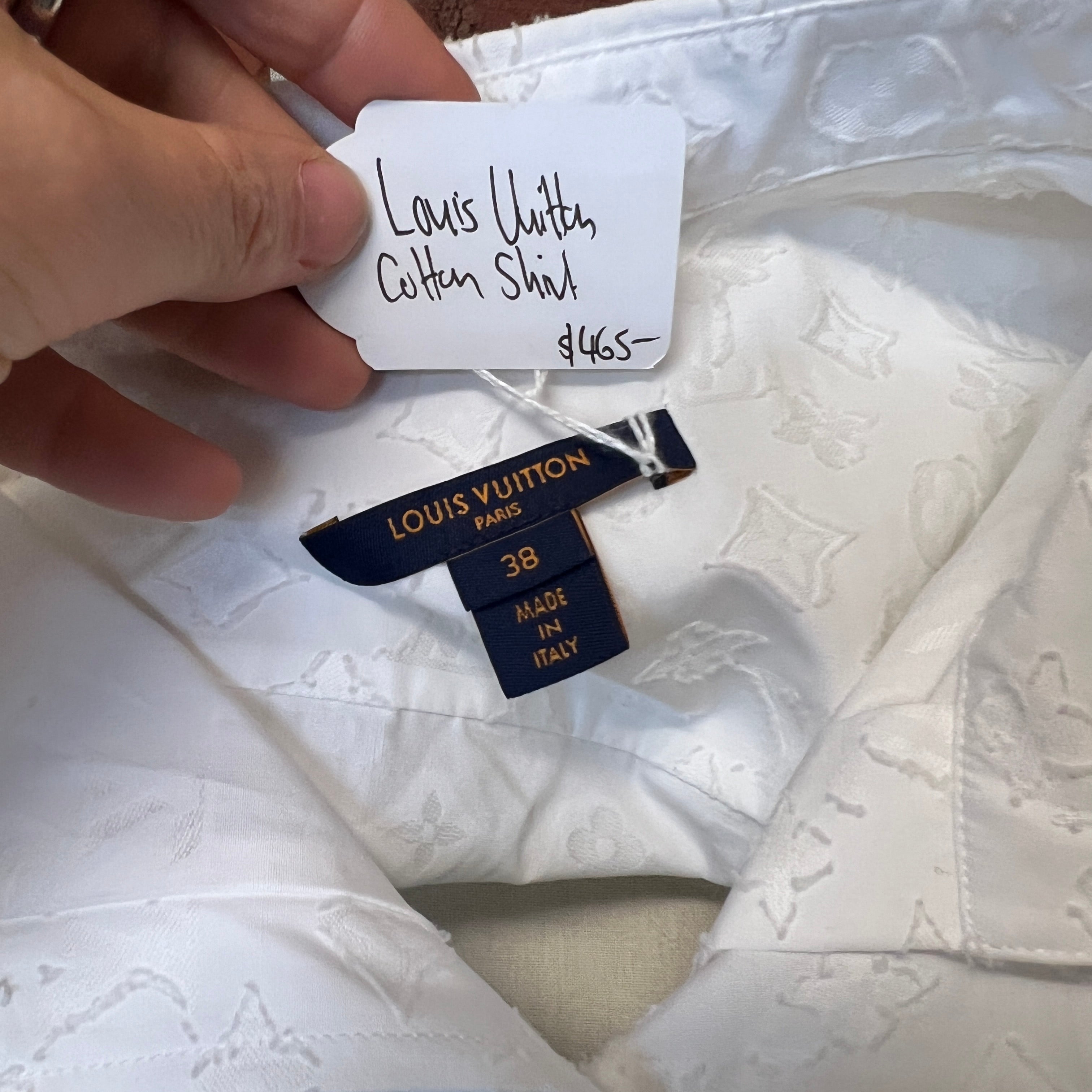 LOUIS VUITTON cotton shirt