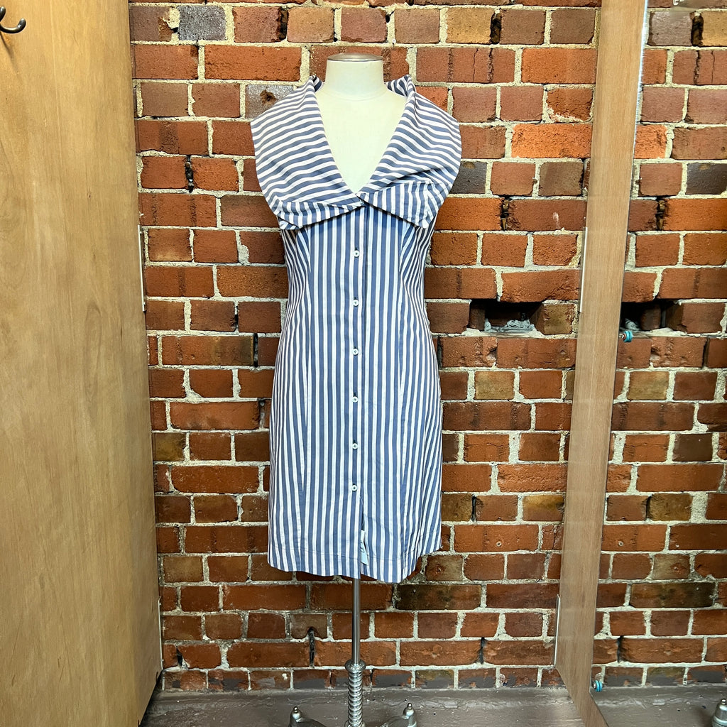 VIVIENNE WESTWOOD striped cotton dress