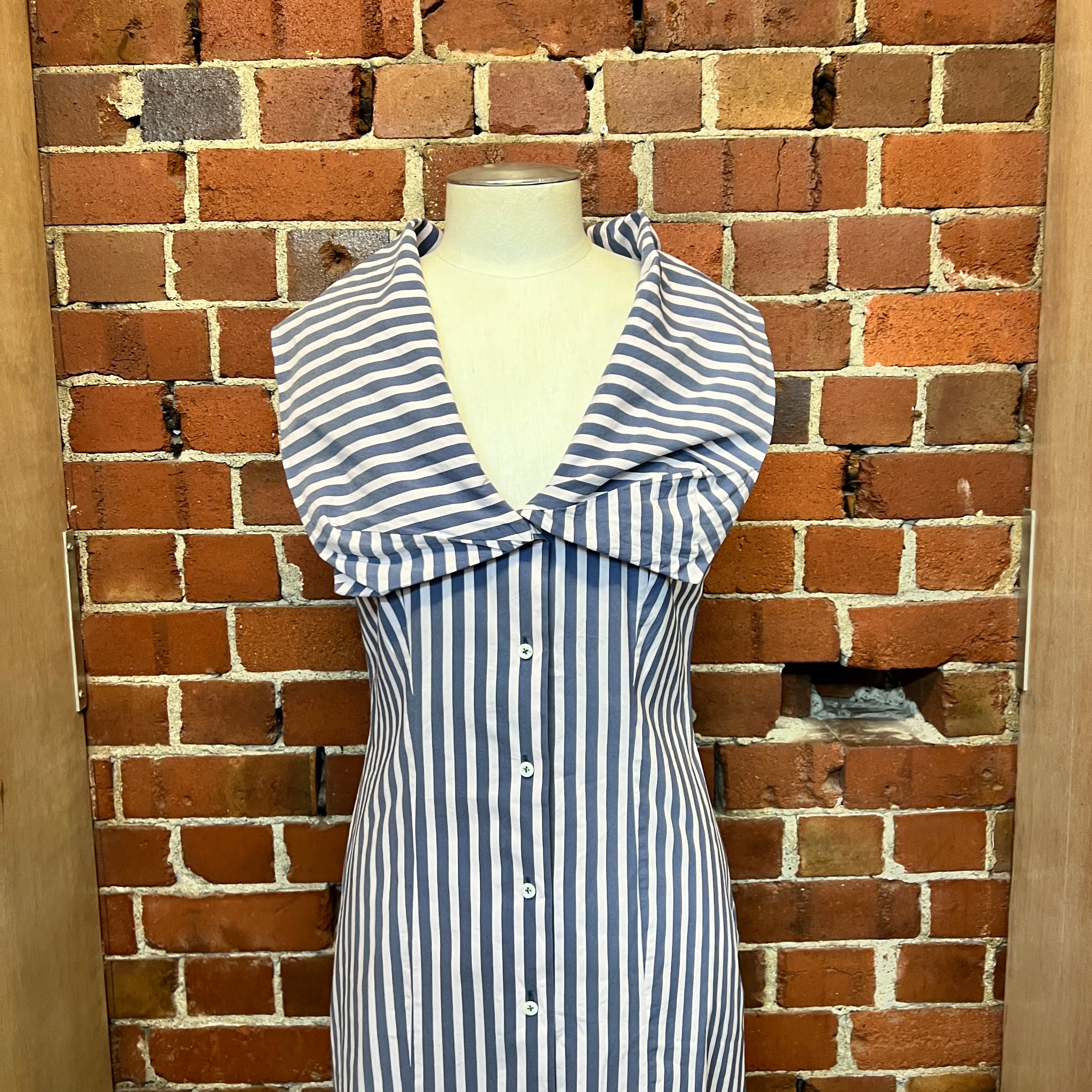 VIVIENNE WESTWOOD striped cotton dress