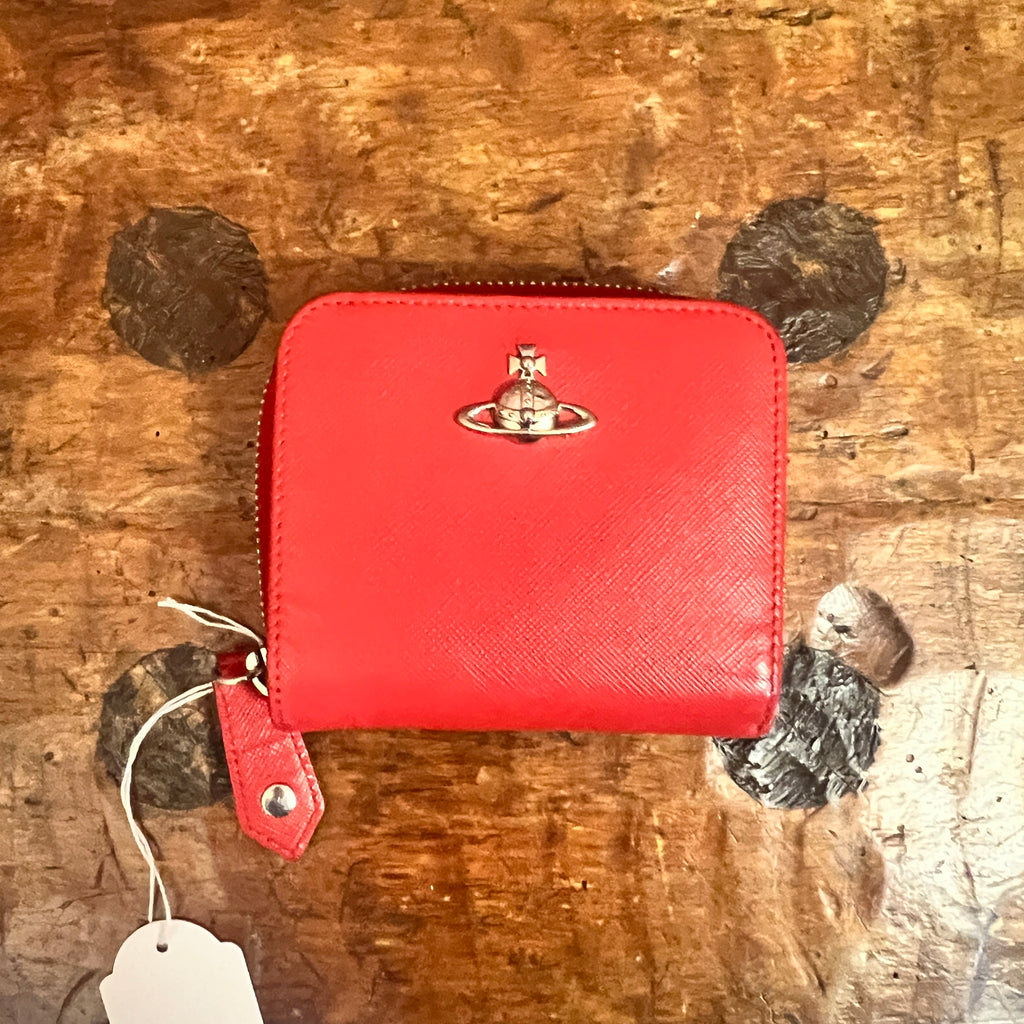 VIVIENNE WESTWOOD red leather wallet