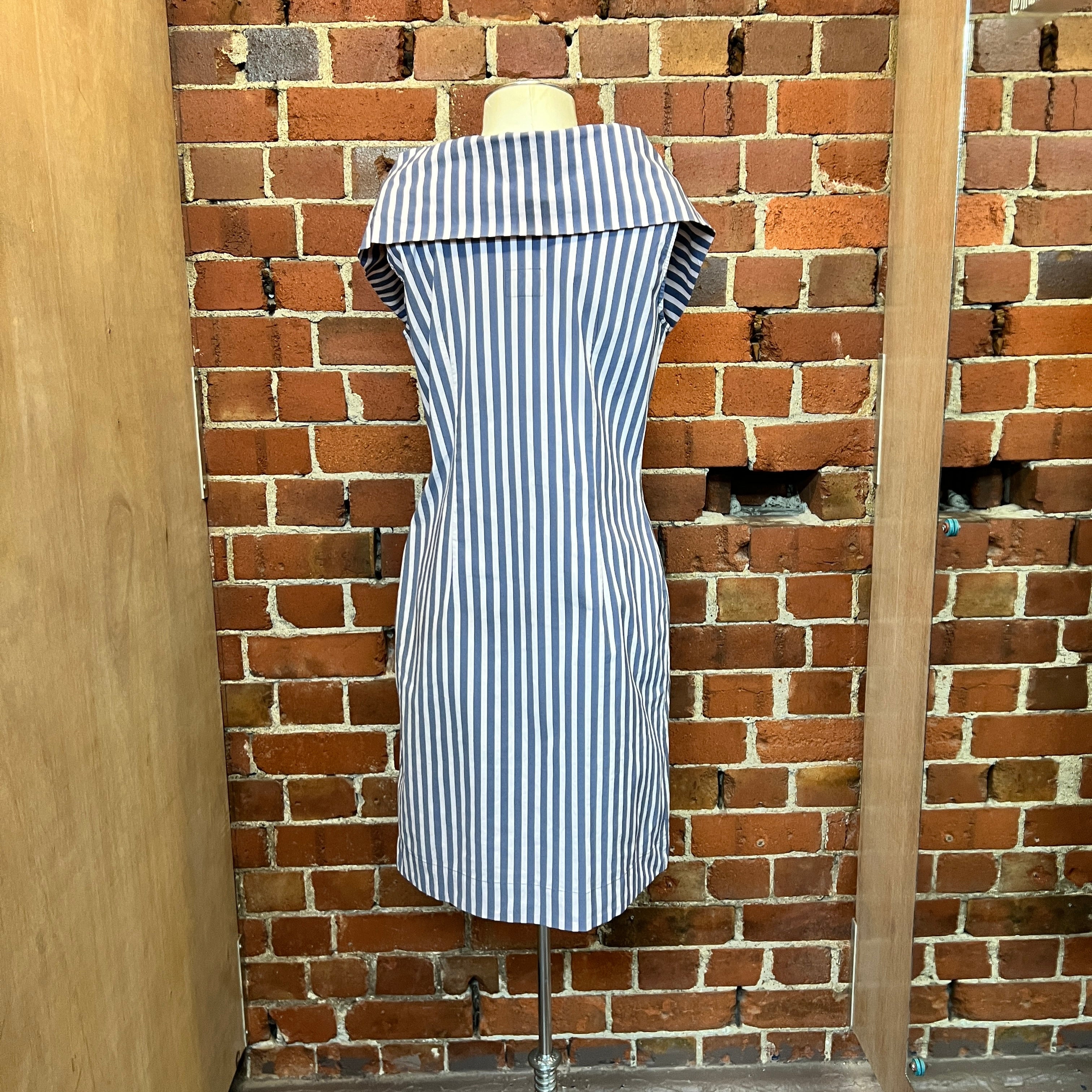 VIVIENNE WESTWOOD striped cotton dress