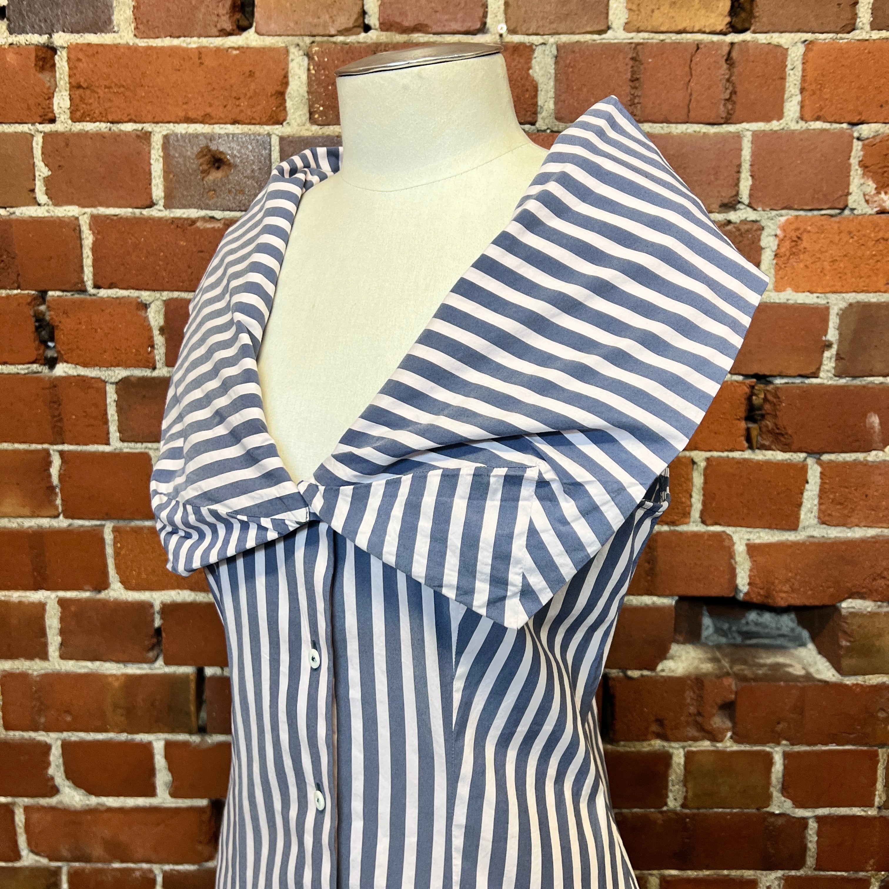 VIVIENNE WESTWOOD striped cotton dress