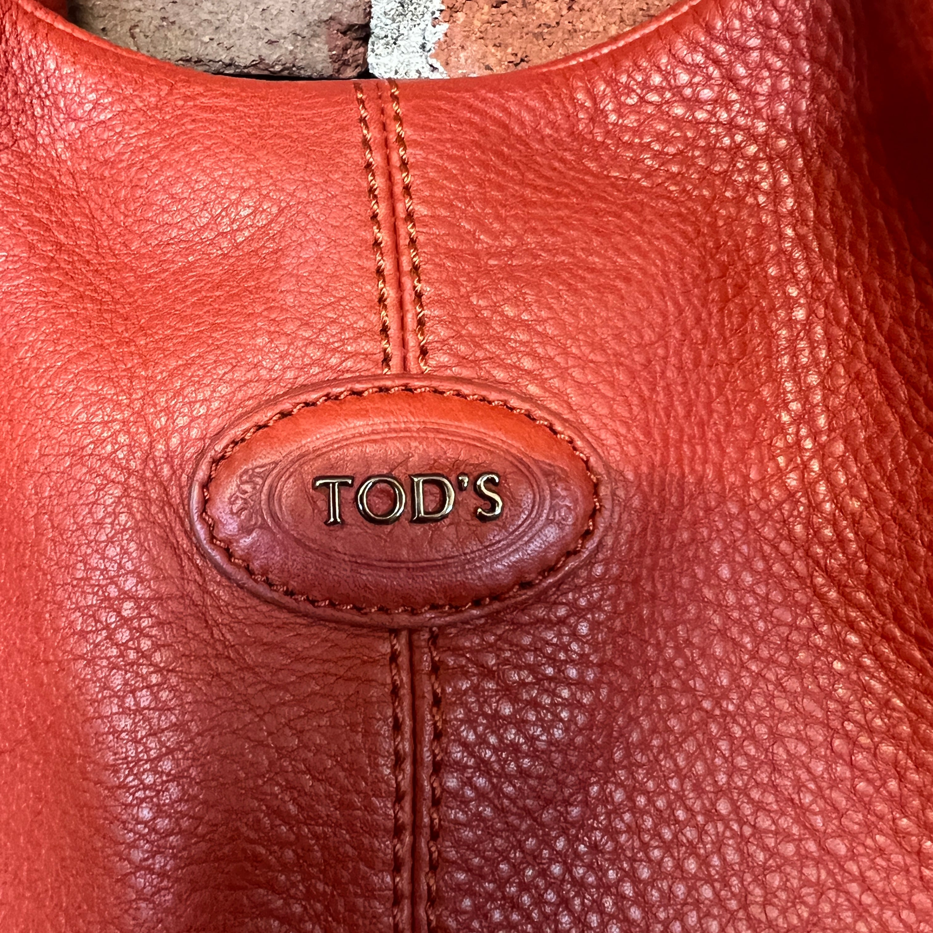 TODS English leather handbag