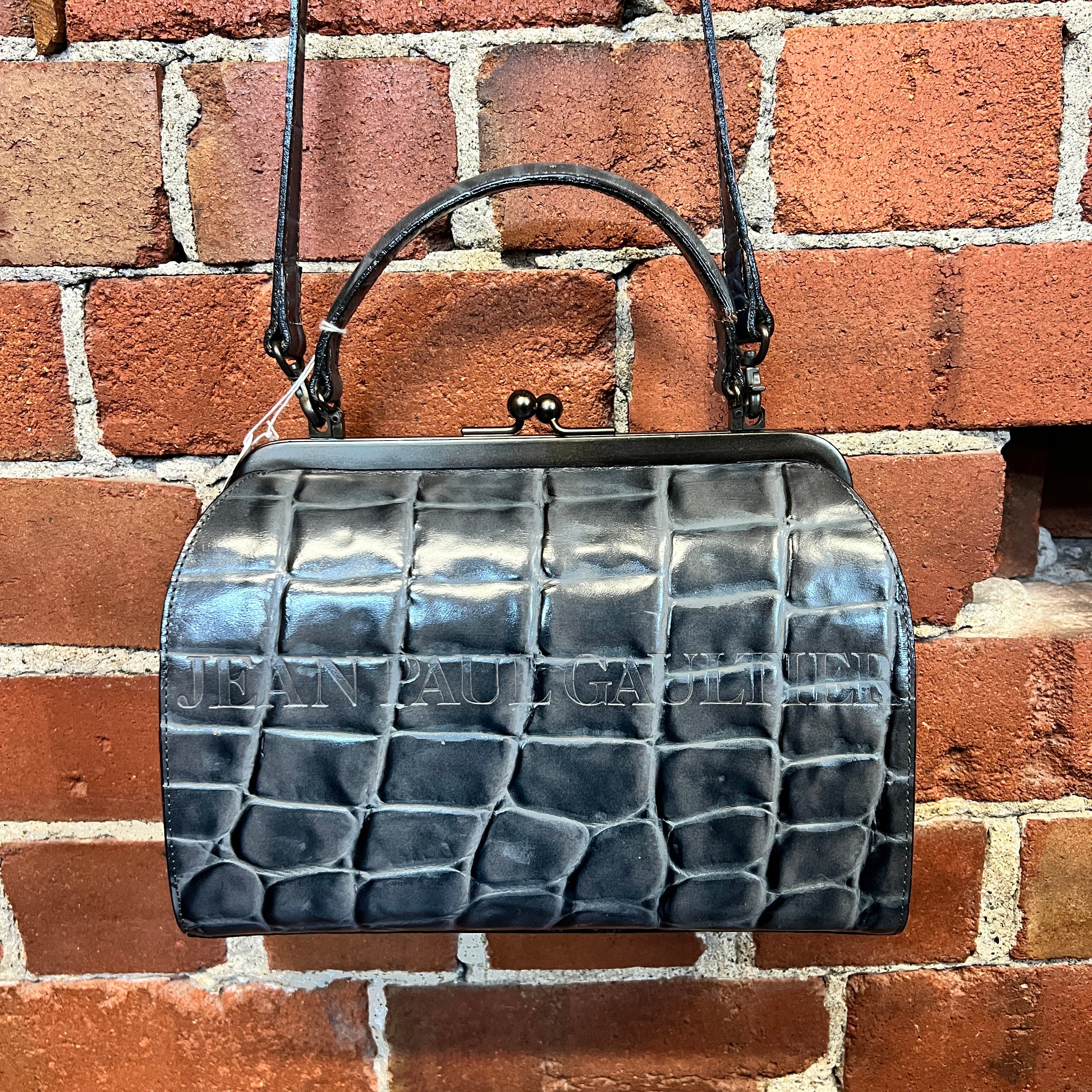 JEAN PAUL GAULTIER 1990's croc handbag