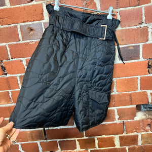 GANNI quilted nylon shorts