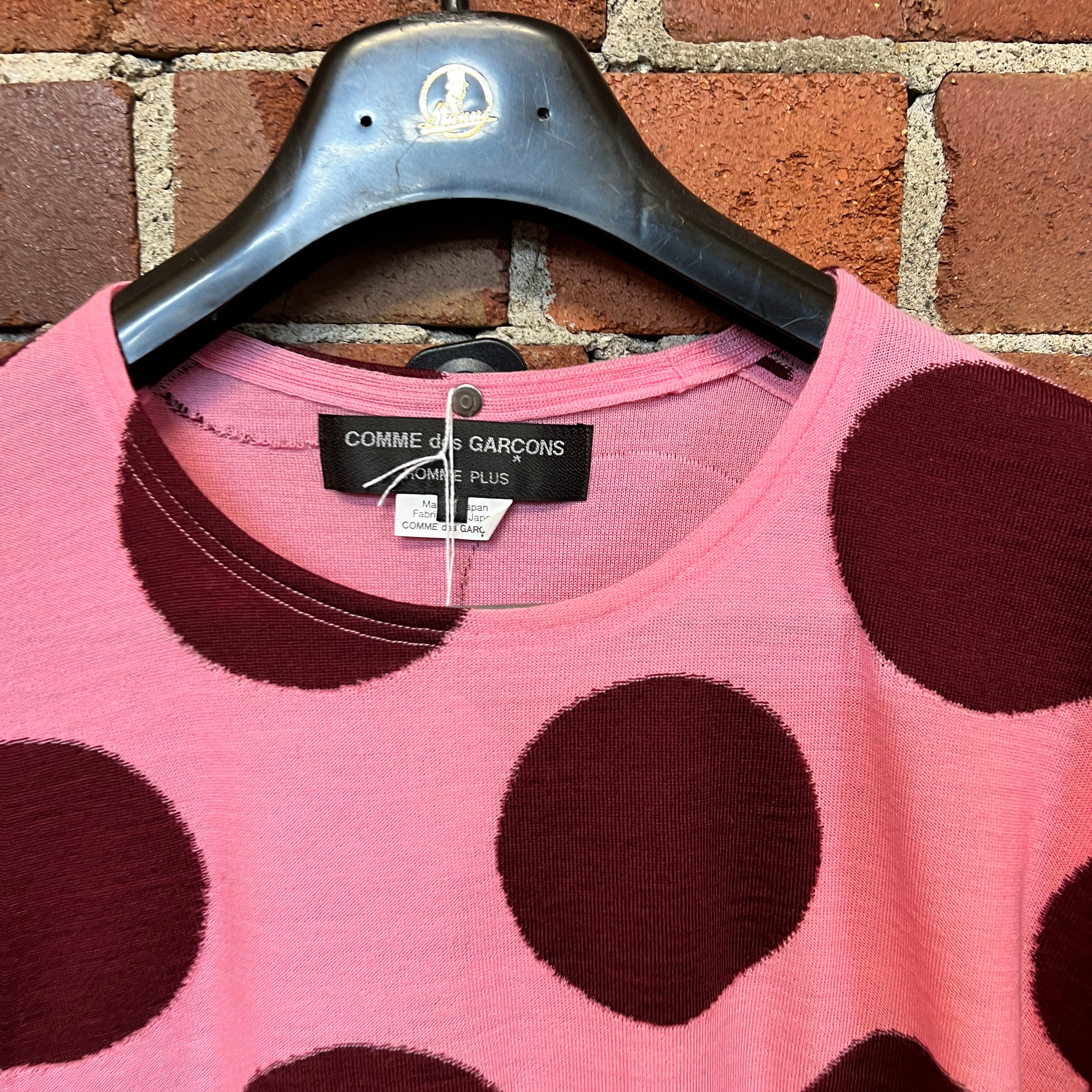 COMME DES GARCONS Polka dot jumper