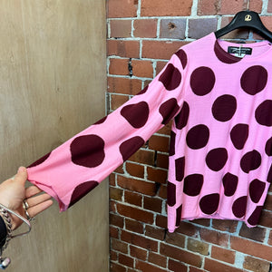 COMME DES GARCONS Polka dot jumper