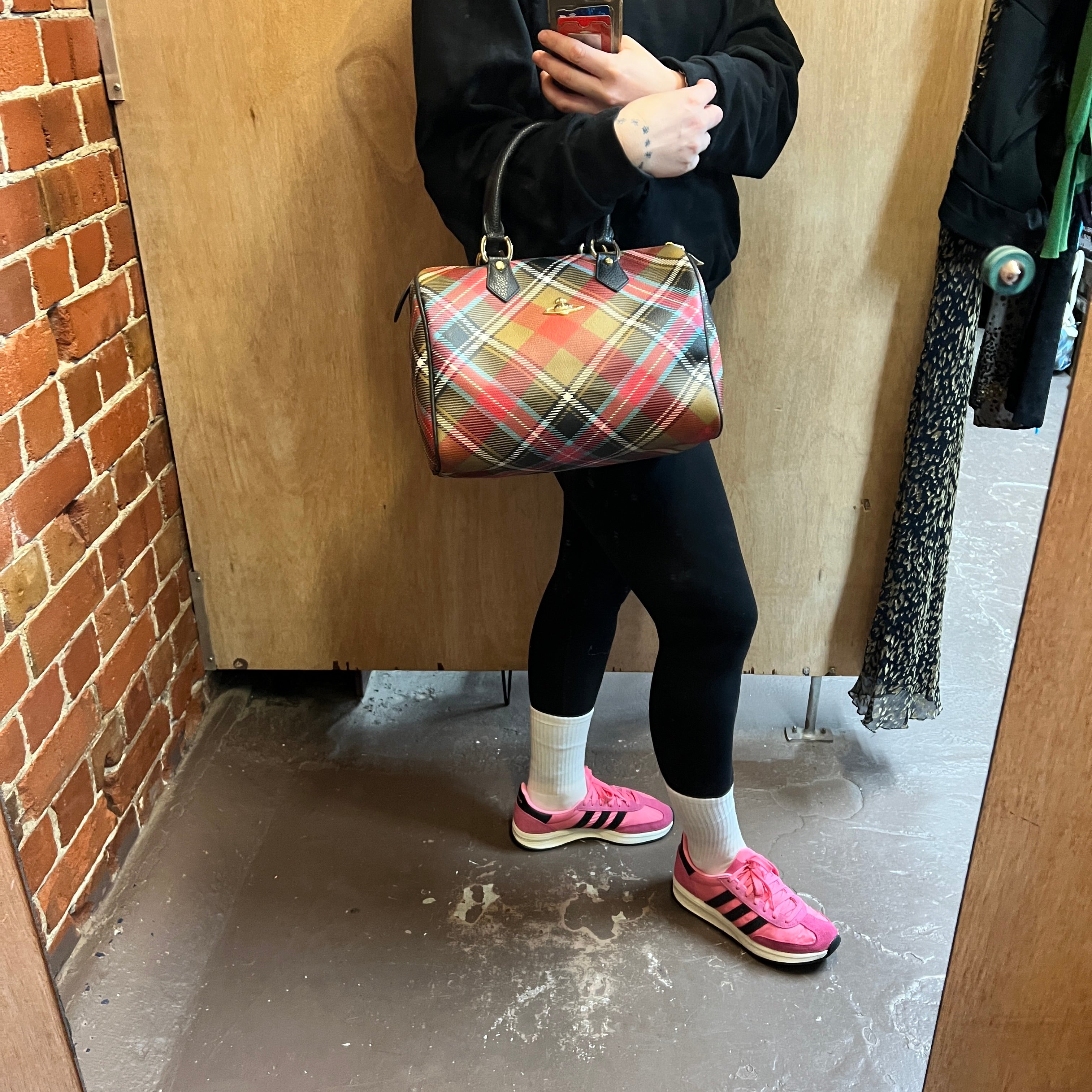 VIVIENNE WESTWOOD tartan go bag