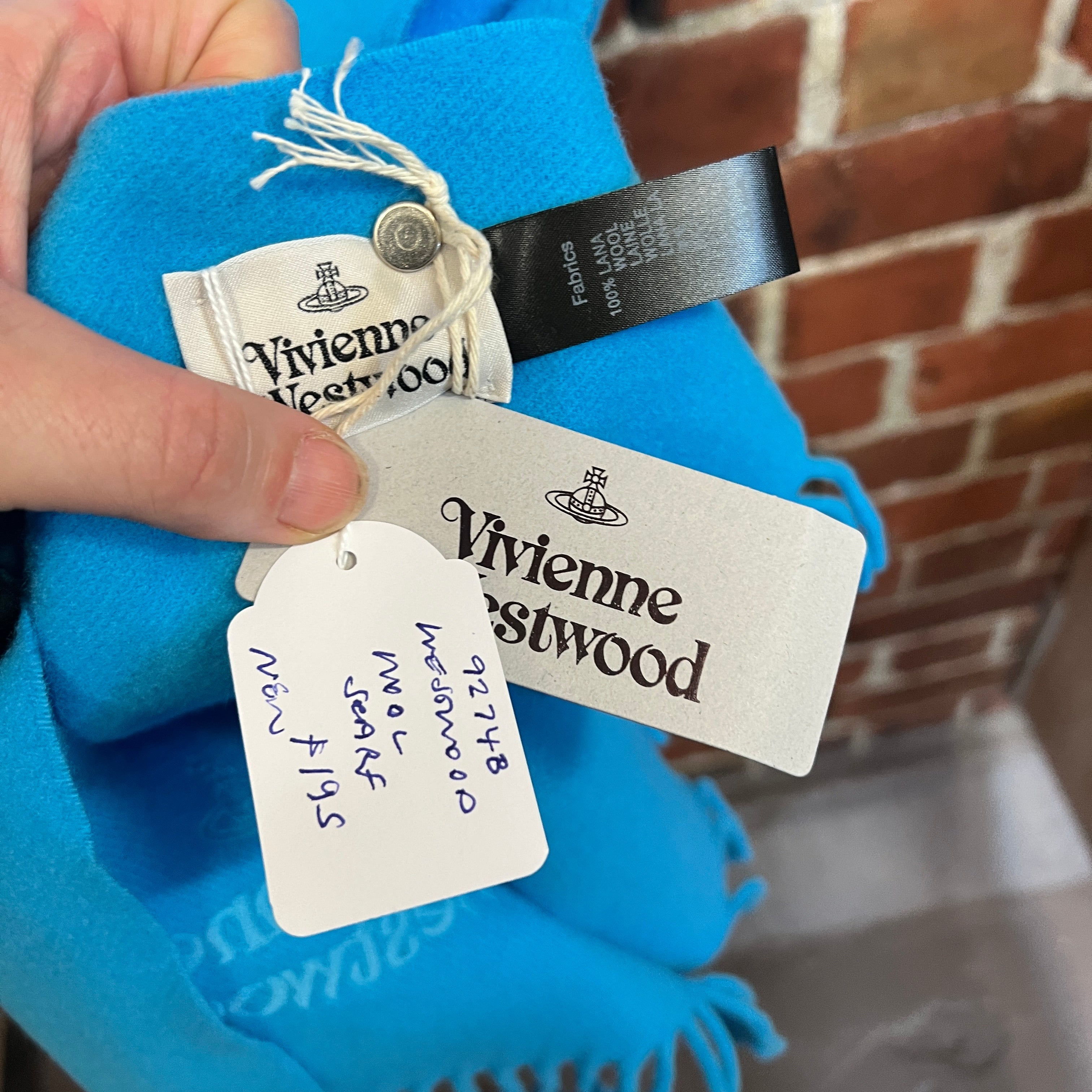 VIVIENNE WESTWOOD wool scarf