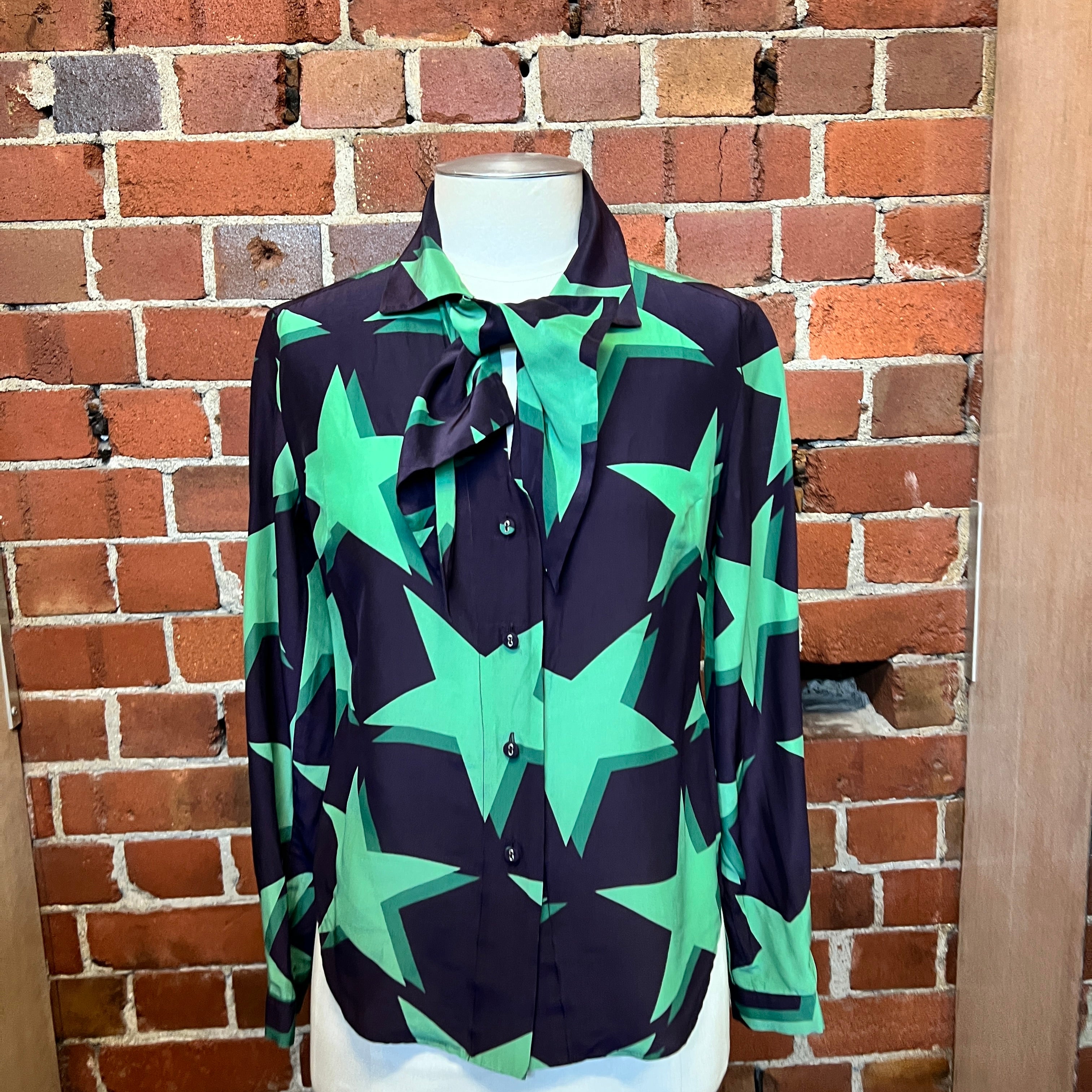 VIVIENNE WESTWOOD silk star blouse