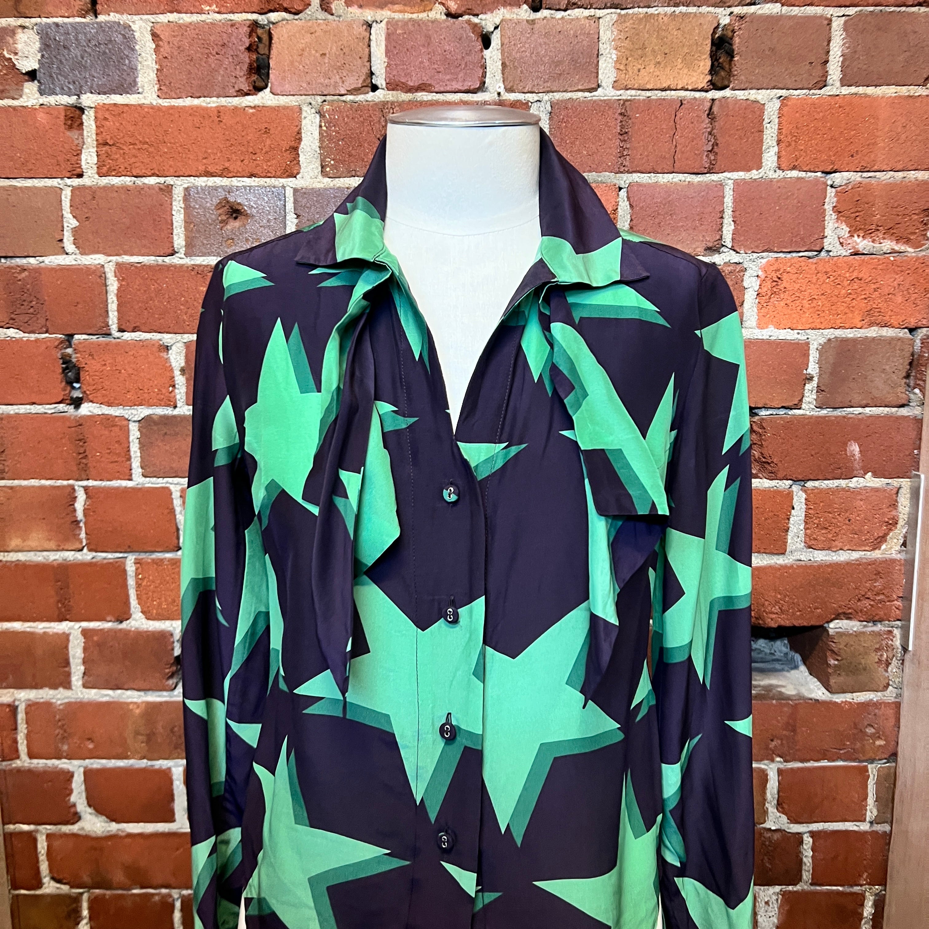 VIVIENNE WESTWOOD silk star blouse