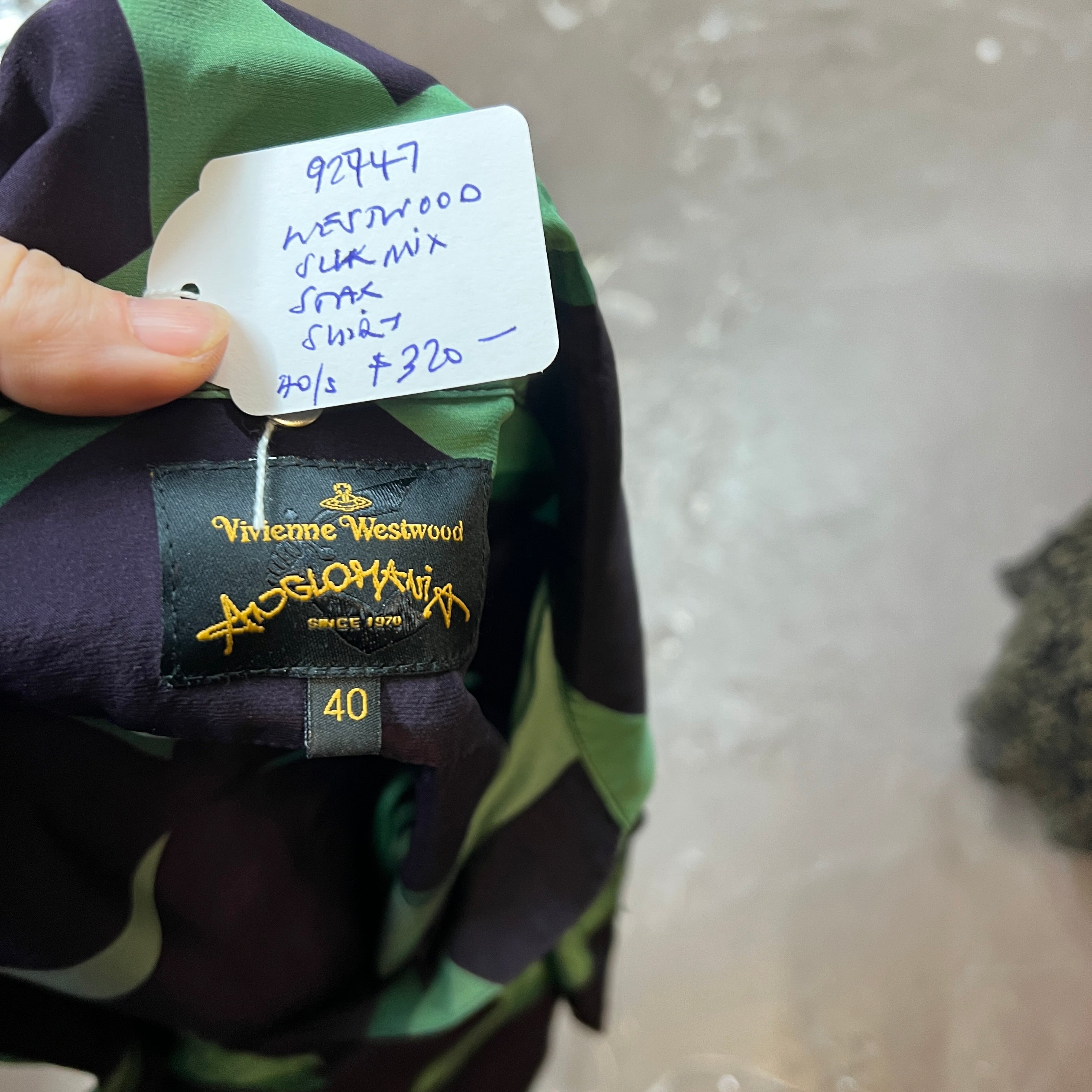 VIVIENNE WESTWOOD silk star blouse