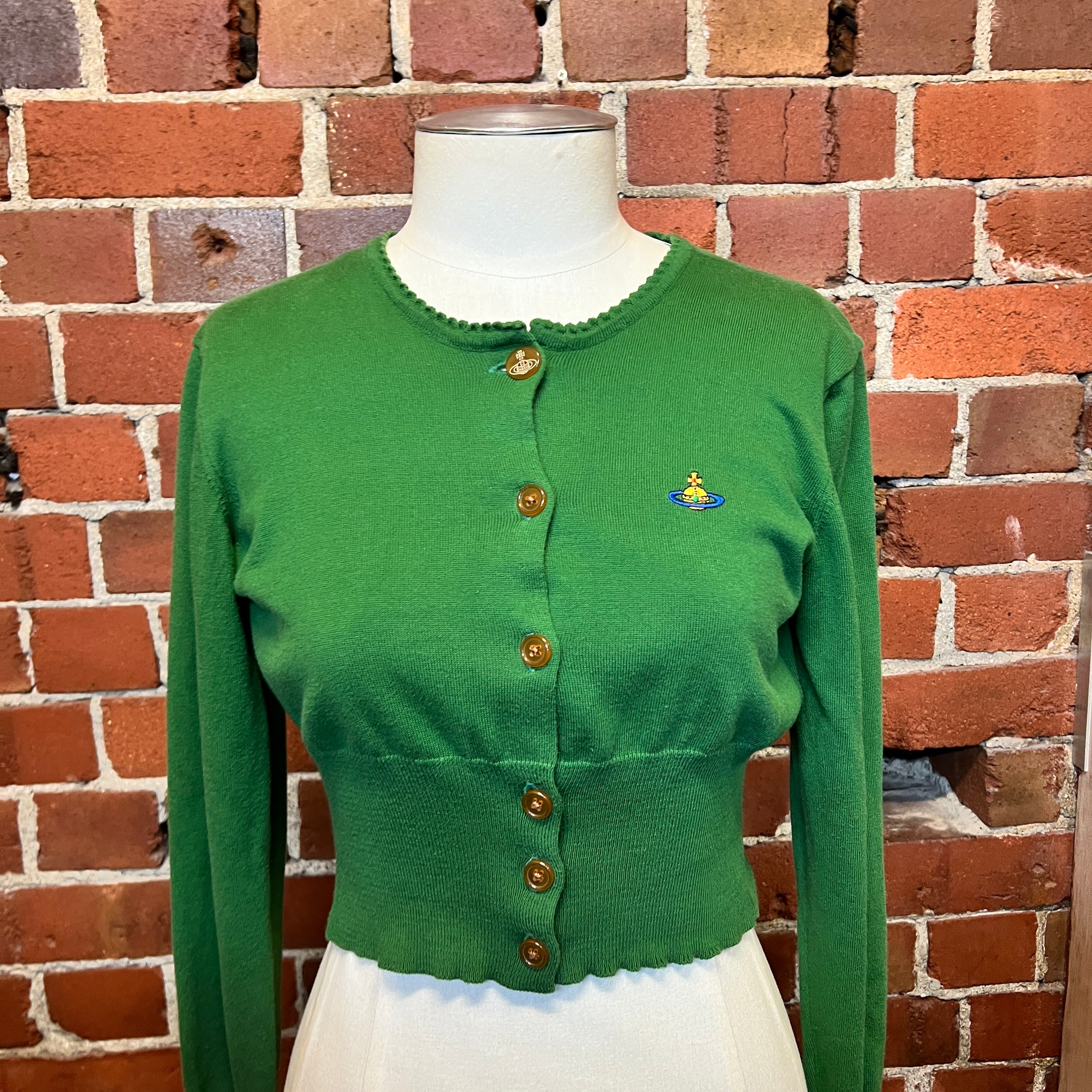 VIVIENNE WESTWOOD crop cardy