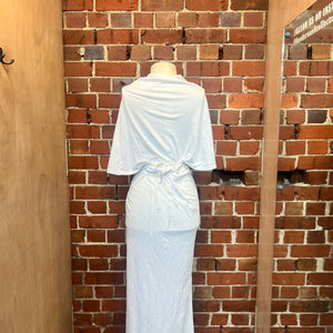 MARTIN MARGILEA Artisanal cotton wrap dress