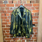 ACNE STUDIOS 'painted' leather jacket