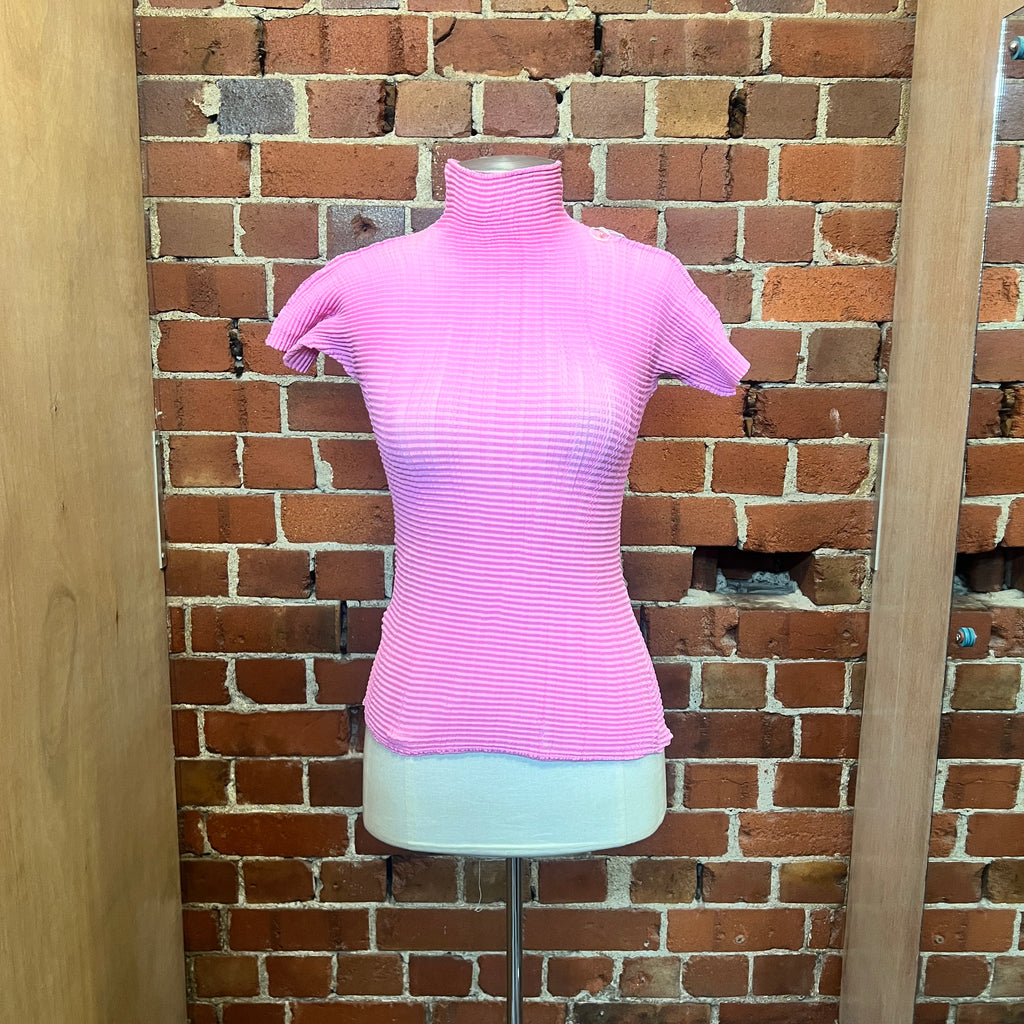 PLEATS PLEASE grid pleats top