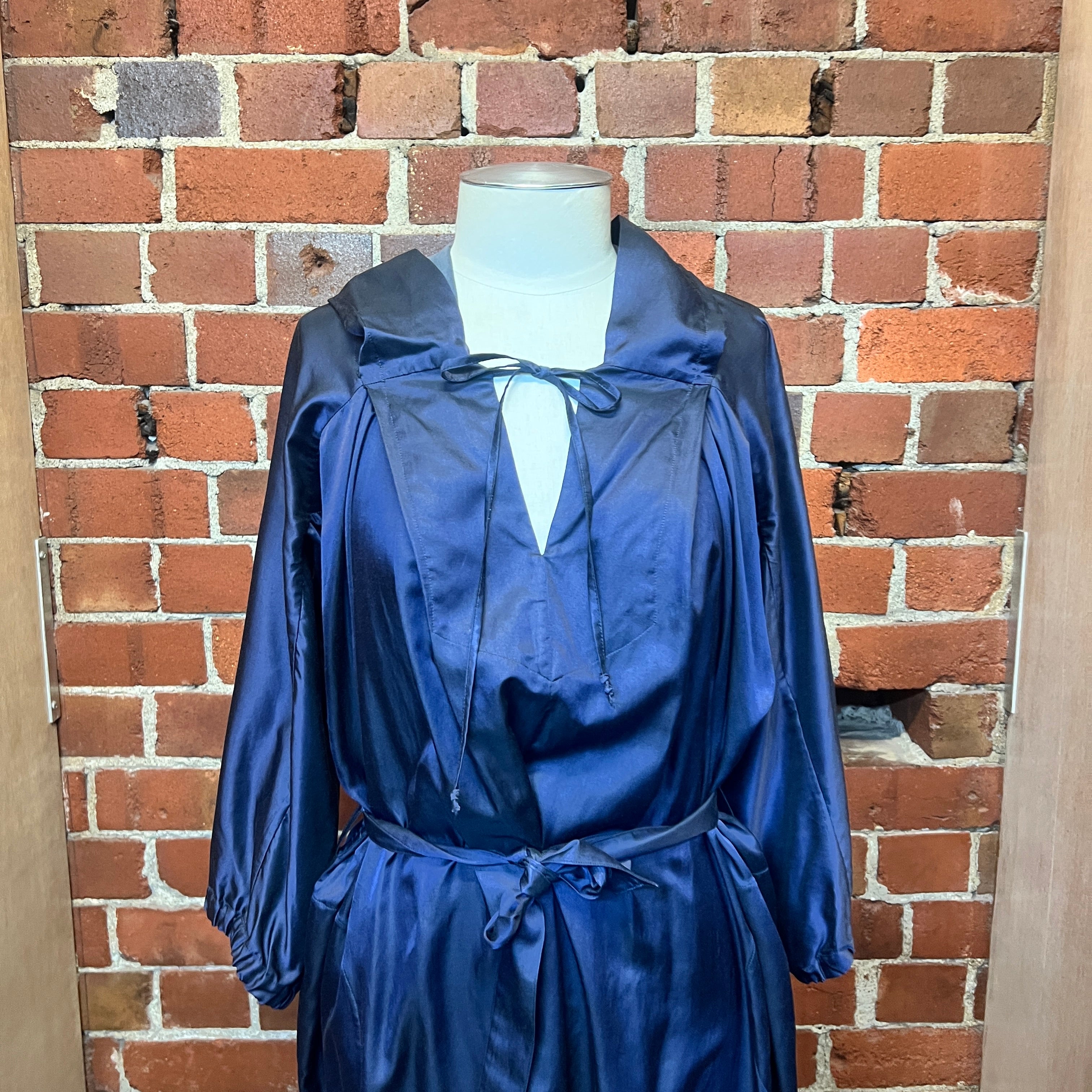 VIVIENNE WESTWOOD polished cotton hooded dress