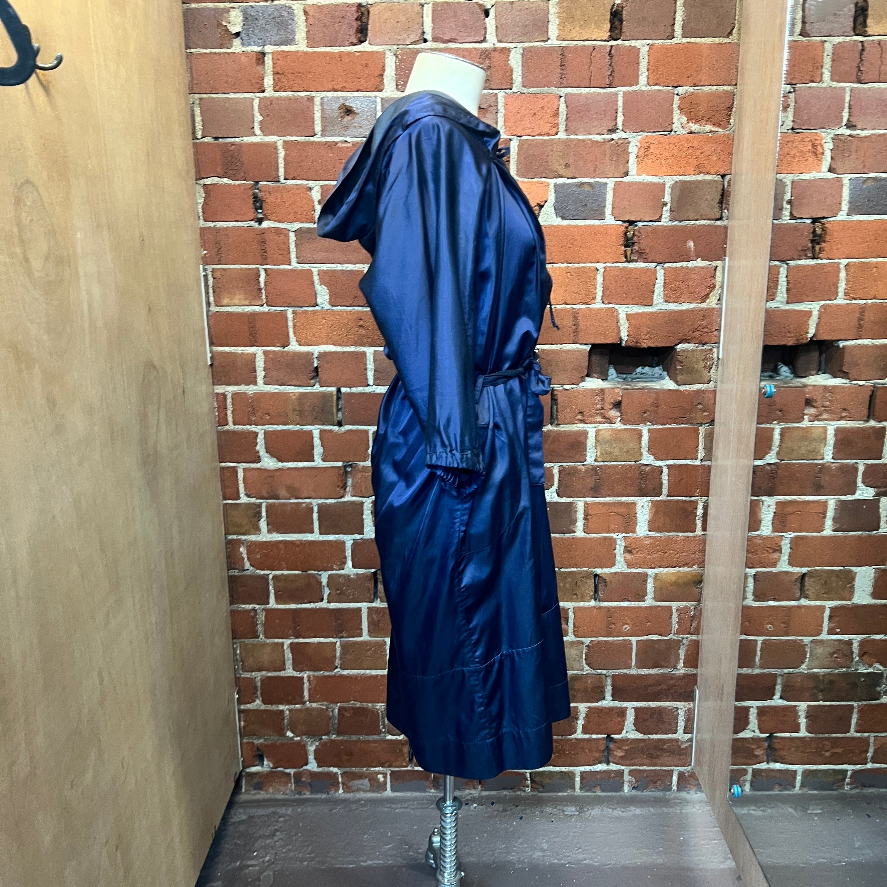 VIVIENNE WESTWOOD polished cotton hooded dress