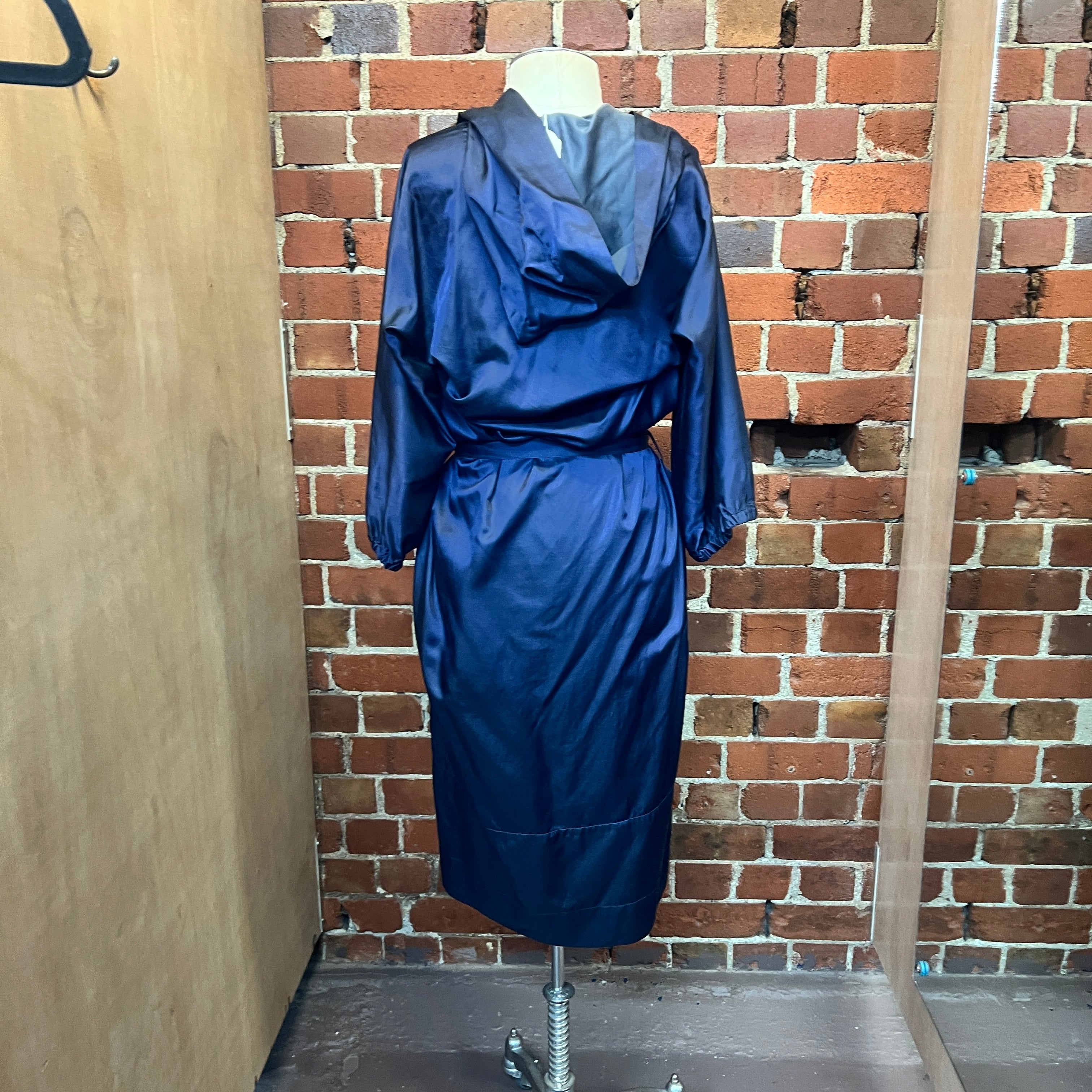 VIVIENNE WESTWOOD polished cotton hooded dress