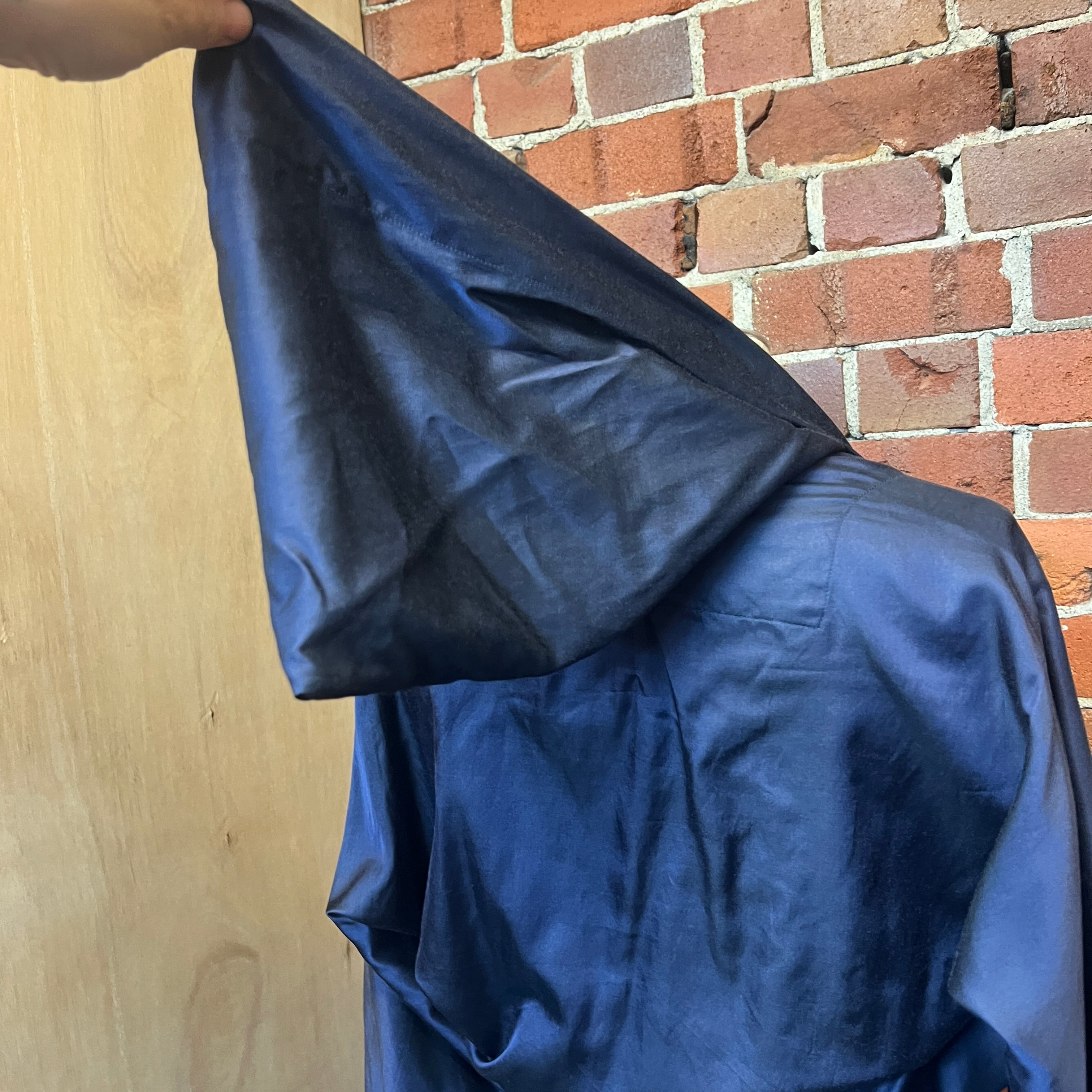 VIVIENNE WESTWOOD polished cotton hooded dress