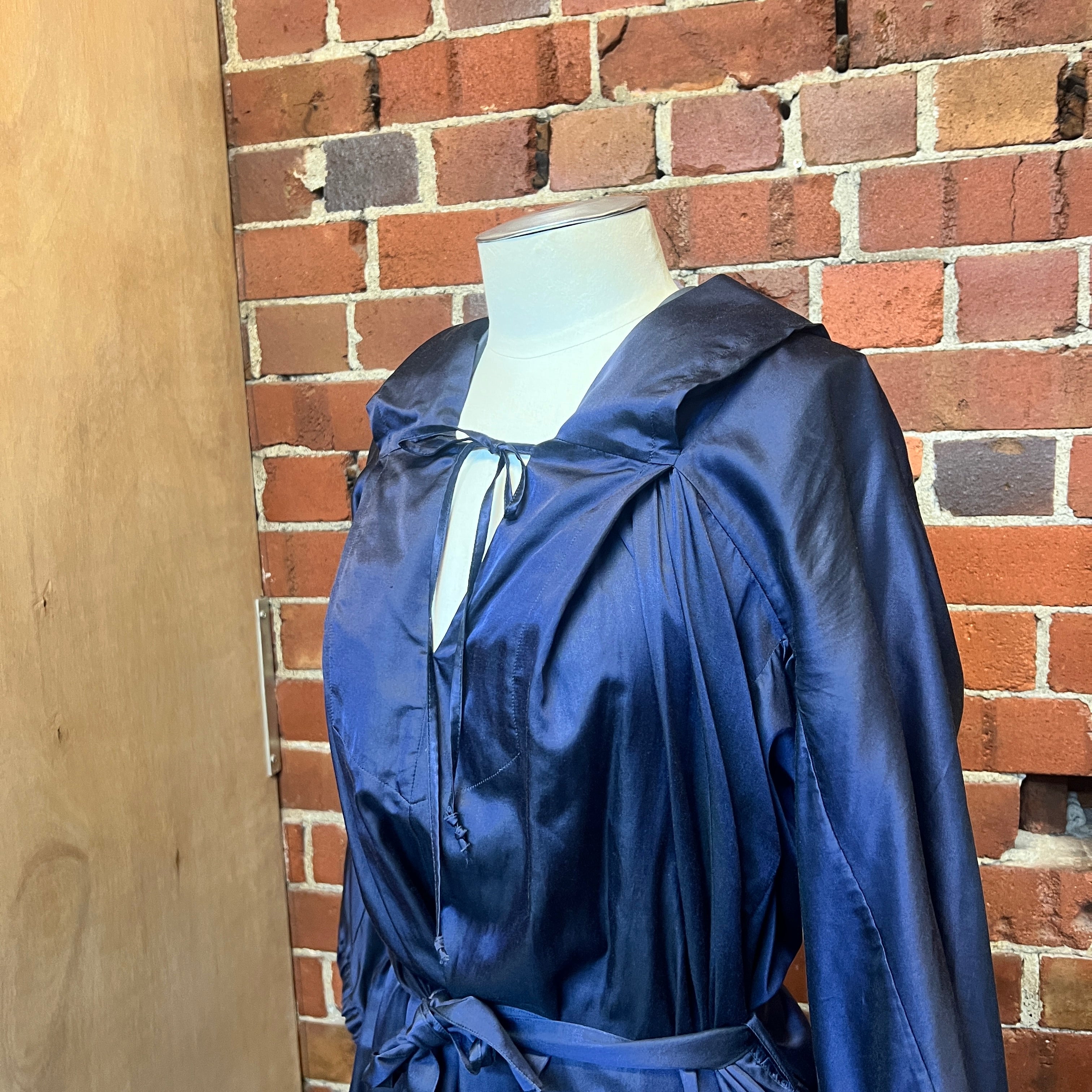 VIVIENNE WESTWOOD polished cotton hooded dress