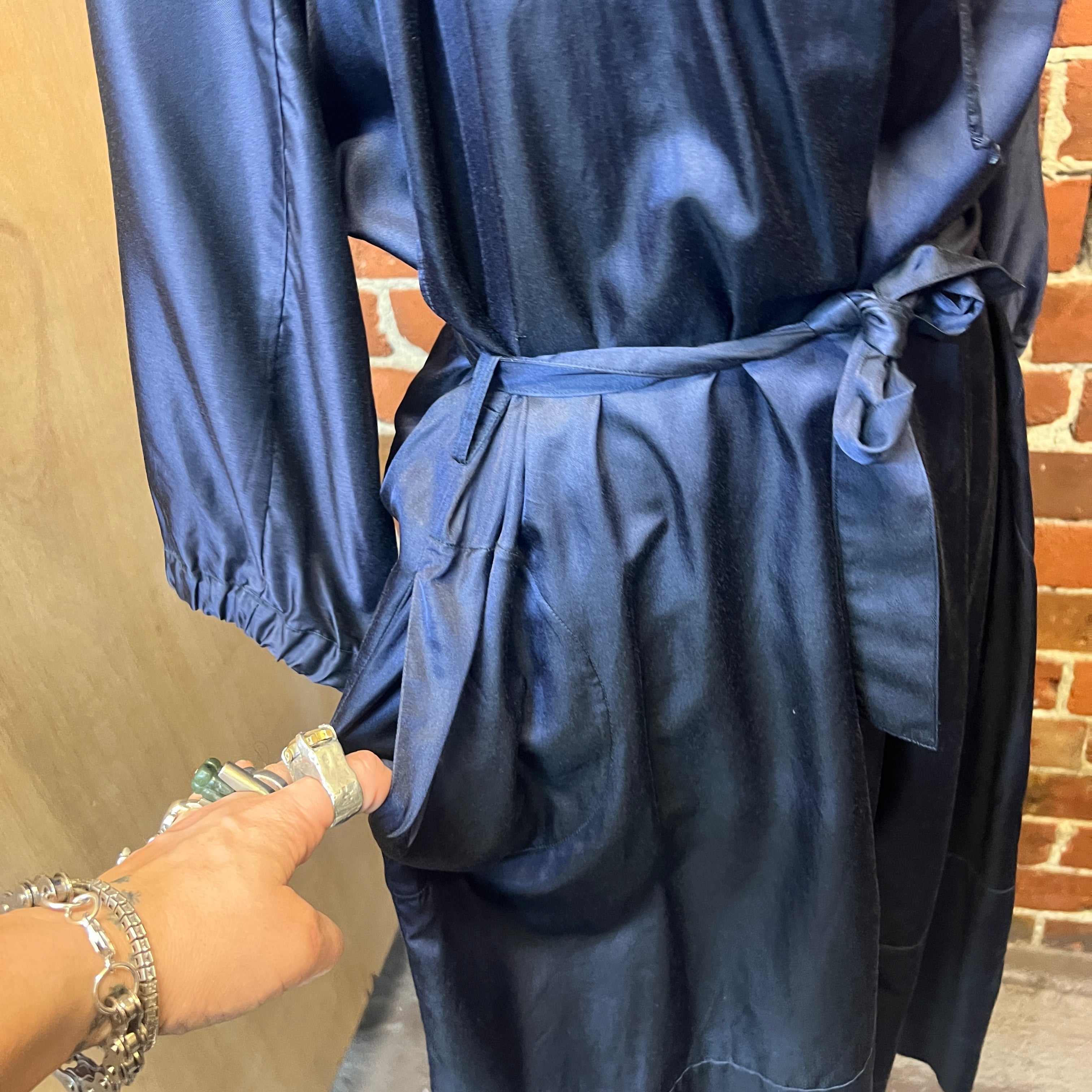 VIVIENNE WESTWOOD polished cotton hooded dress