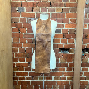 MARTIN MARGIELA 2002 leather bib front piece