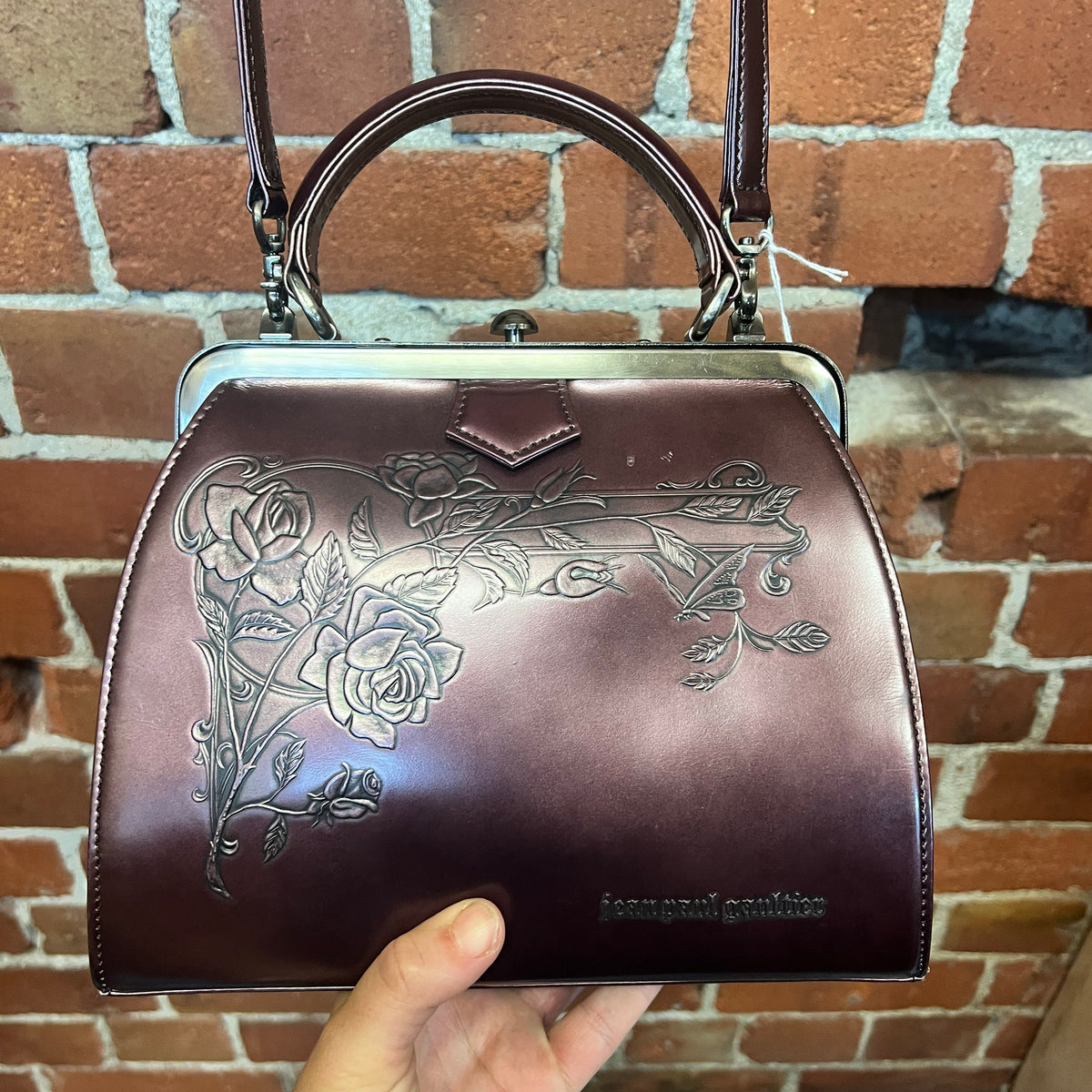 JEAN PAUL GAULTIER 1990's embossed handbag – Wellington Hunters