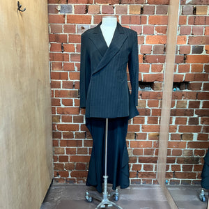 YOHJI YAMAMOTO Pinstripe wool and silk jacket