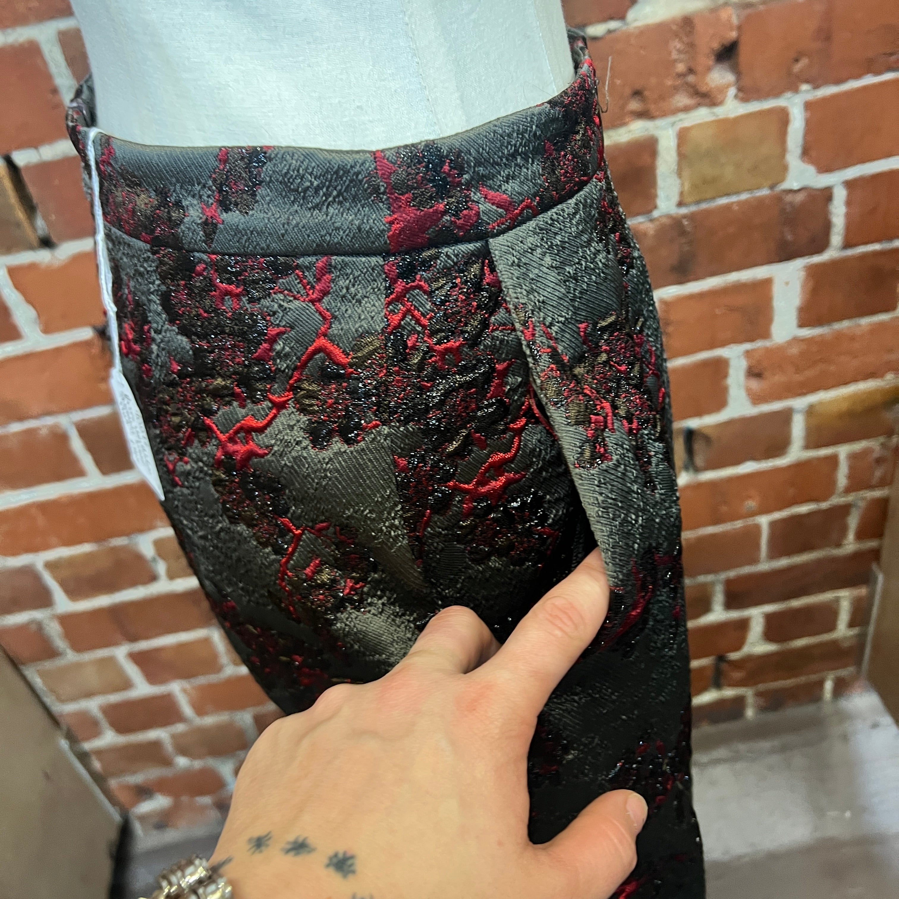 DRIES VAN NOTEN tapestry style skirt