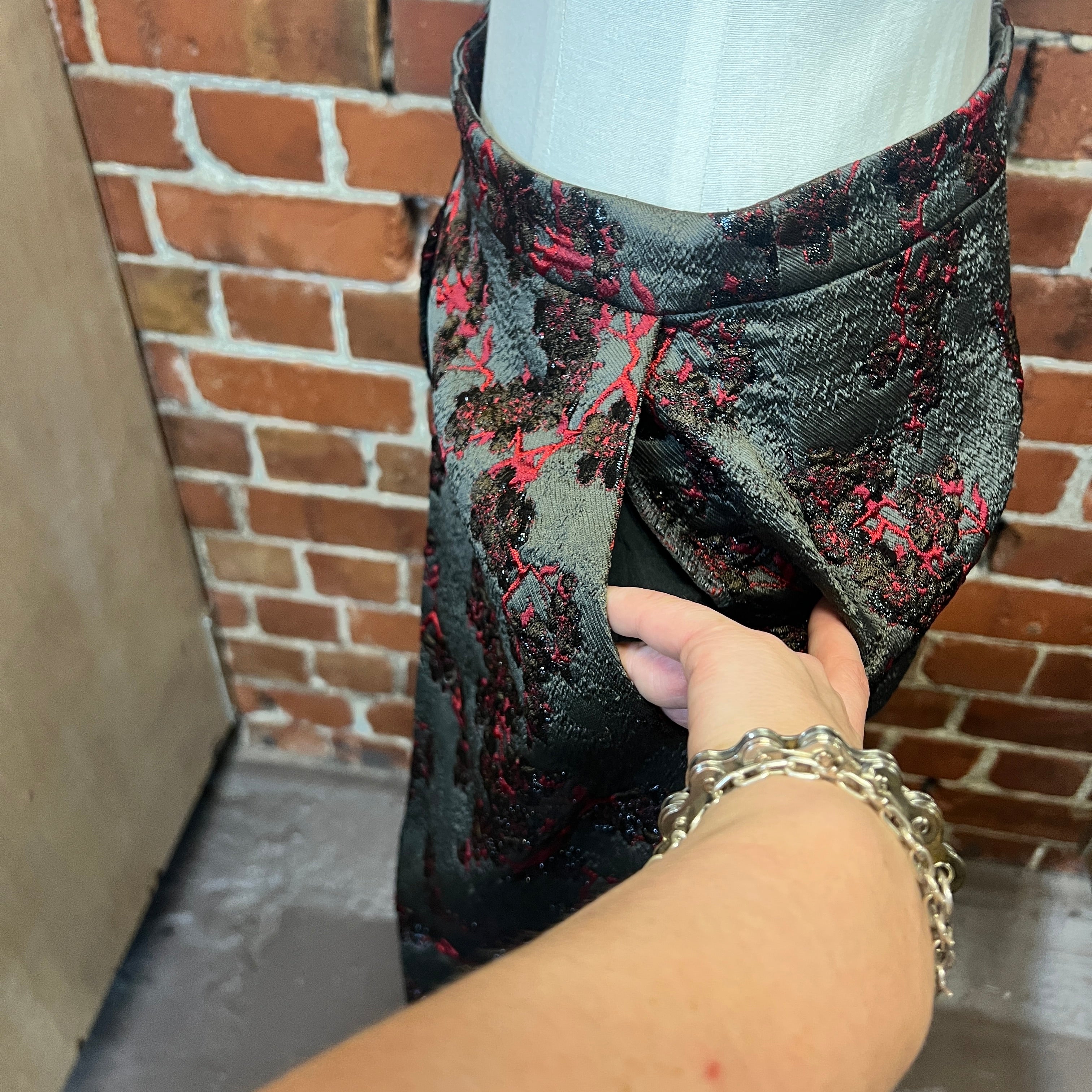 DRIES VAN NOTEN tapestry style skirt