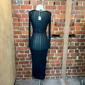 Designer ribbed dress